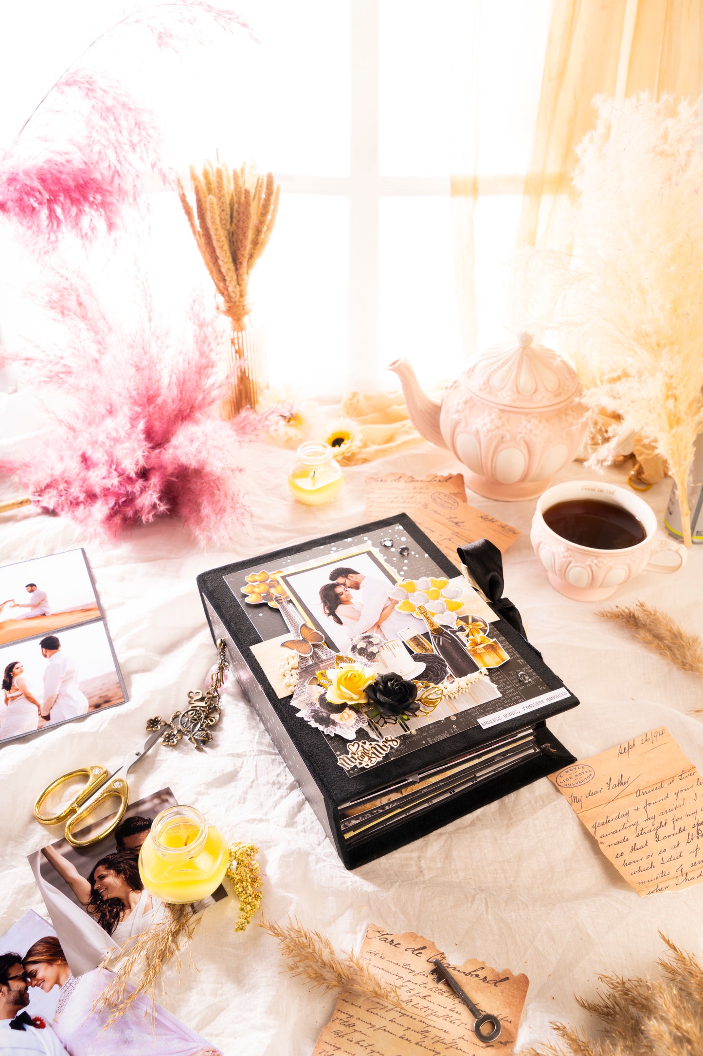 Custom Photo Album- Mr & Mrs Black