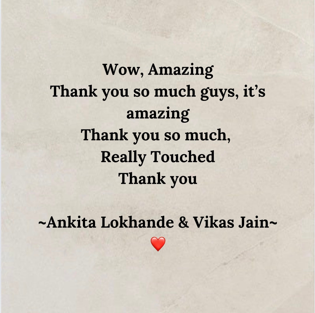 Ankita Lokhande Wedding & Anniversary Album