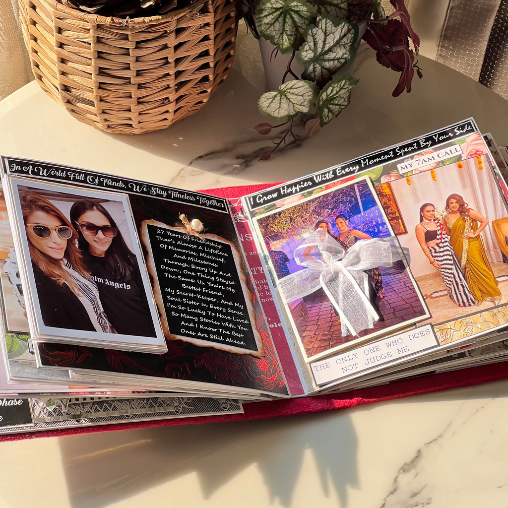Friends 40th Birthday Gift Photo Album- Red Dream Door