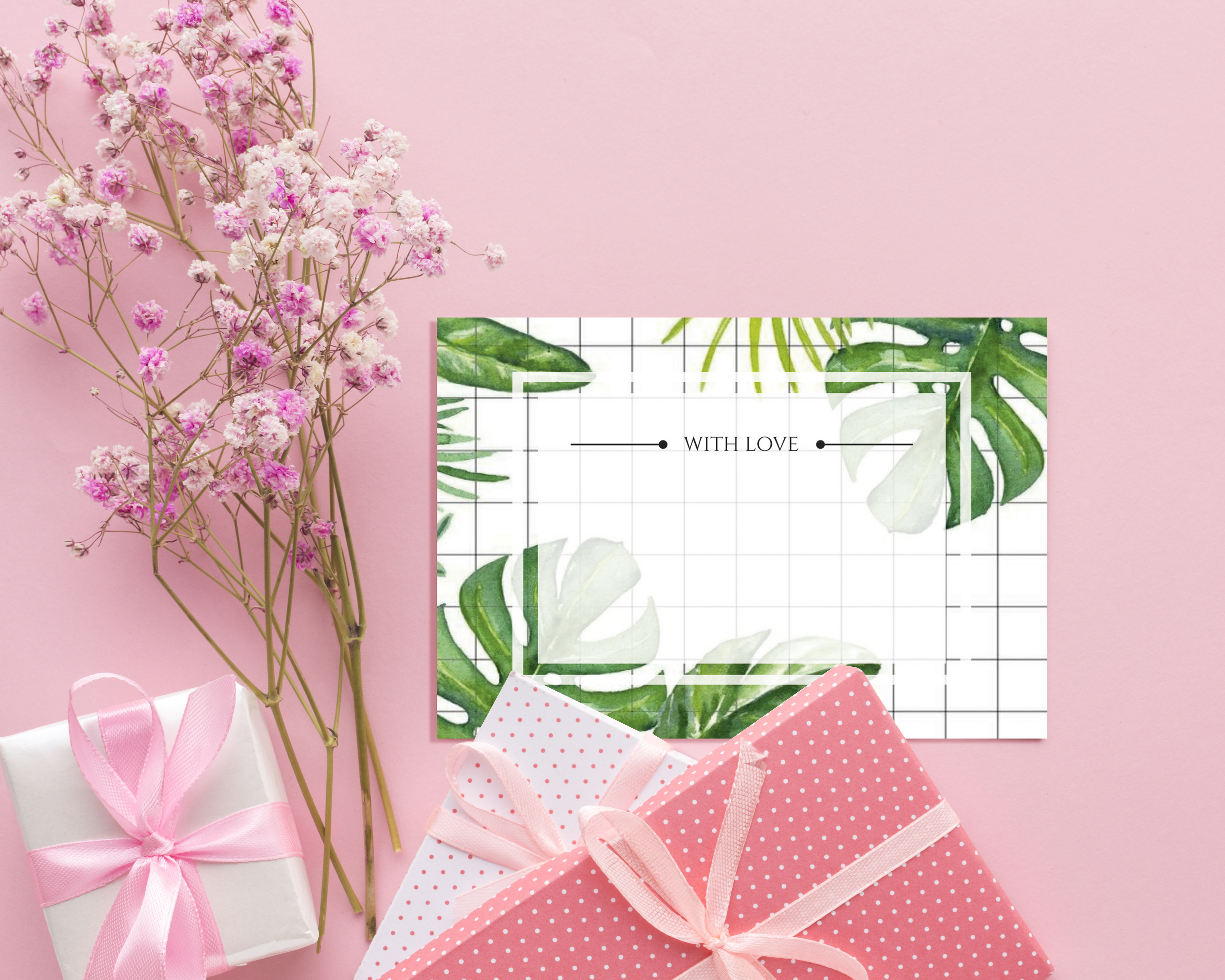 Gift Tag- Palm Leaves