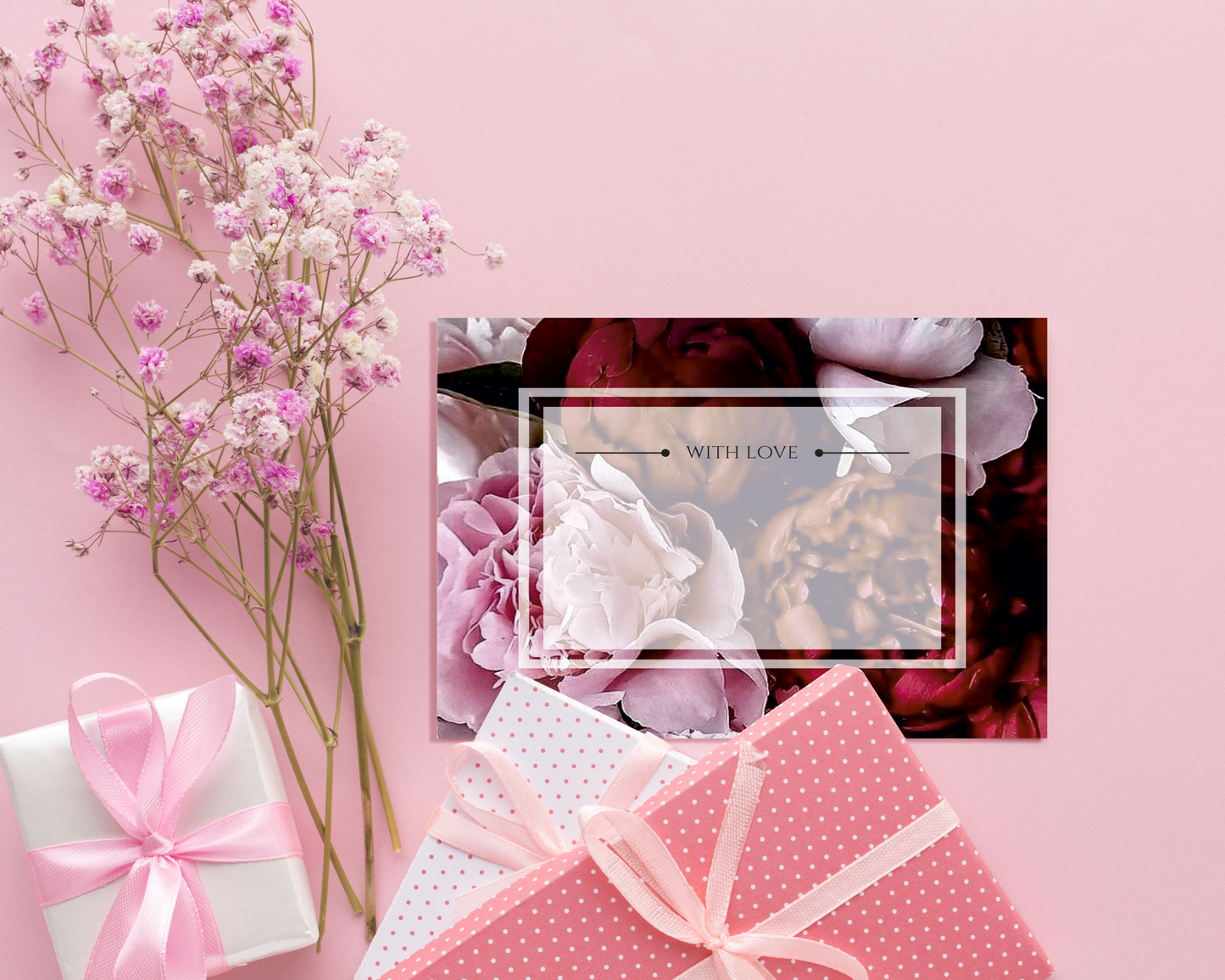Red Pink Peonies