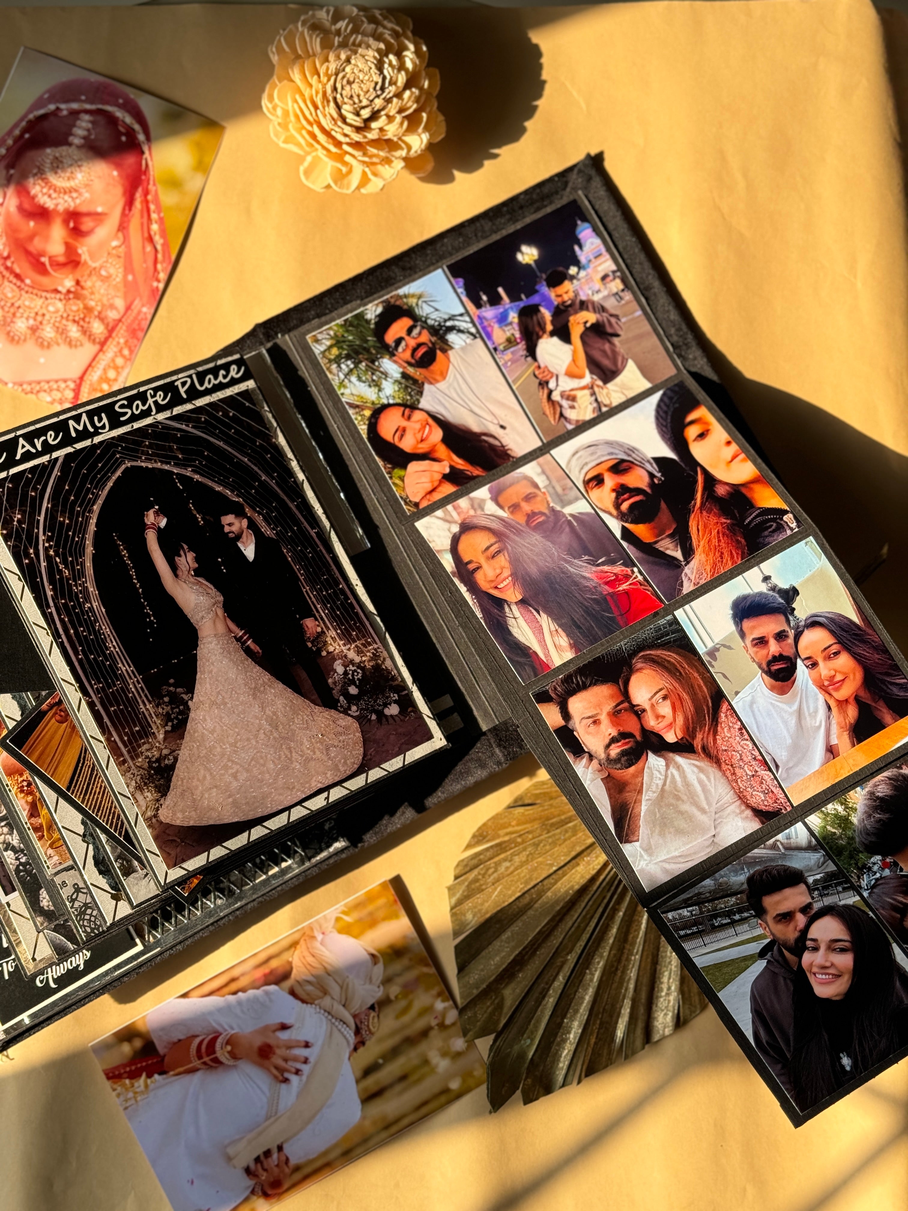 Custom Photo Album- Mr & Mrs Black