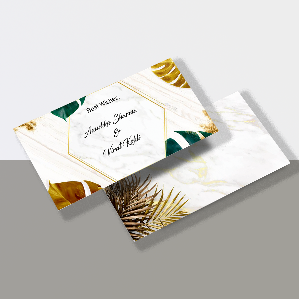 Money Gift Envelope Palm Marble