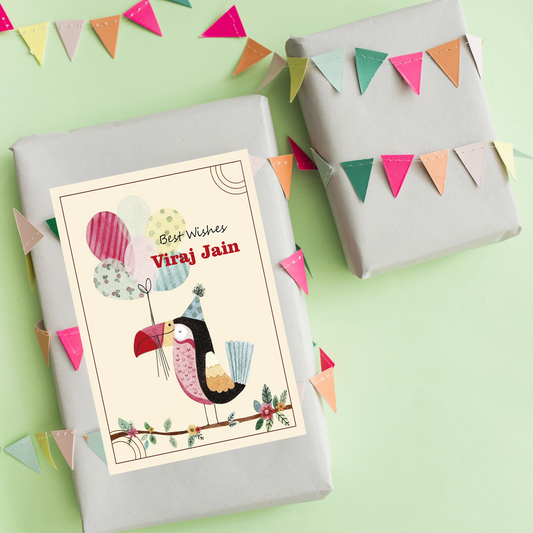 Bird Parachute Tag