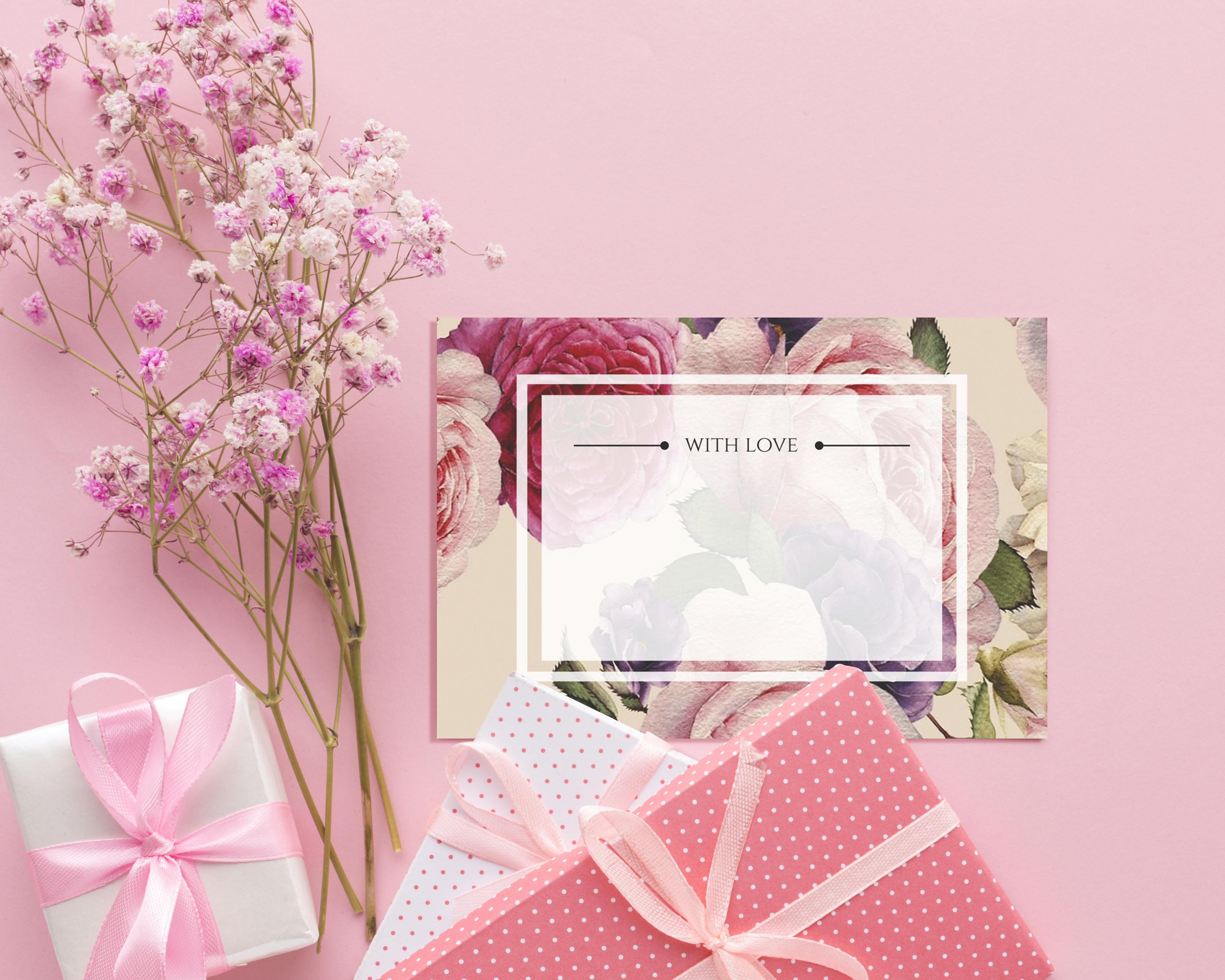 Gift Tag-  Wild Rose