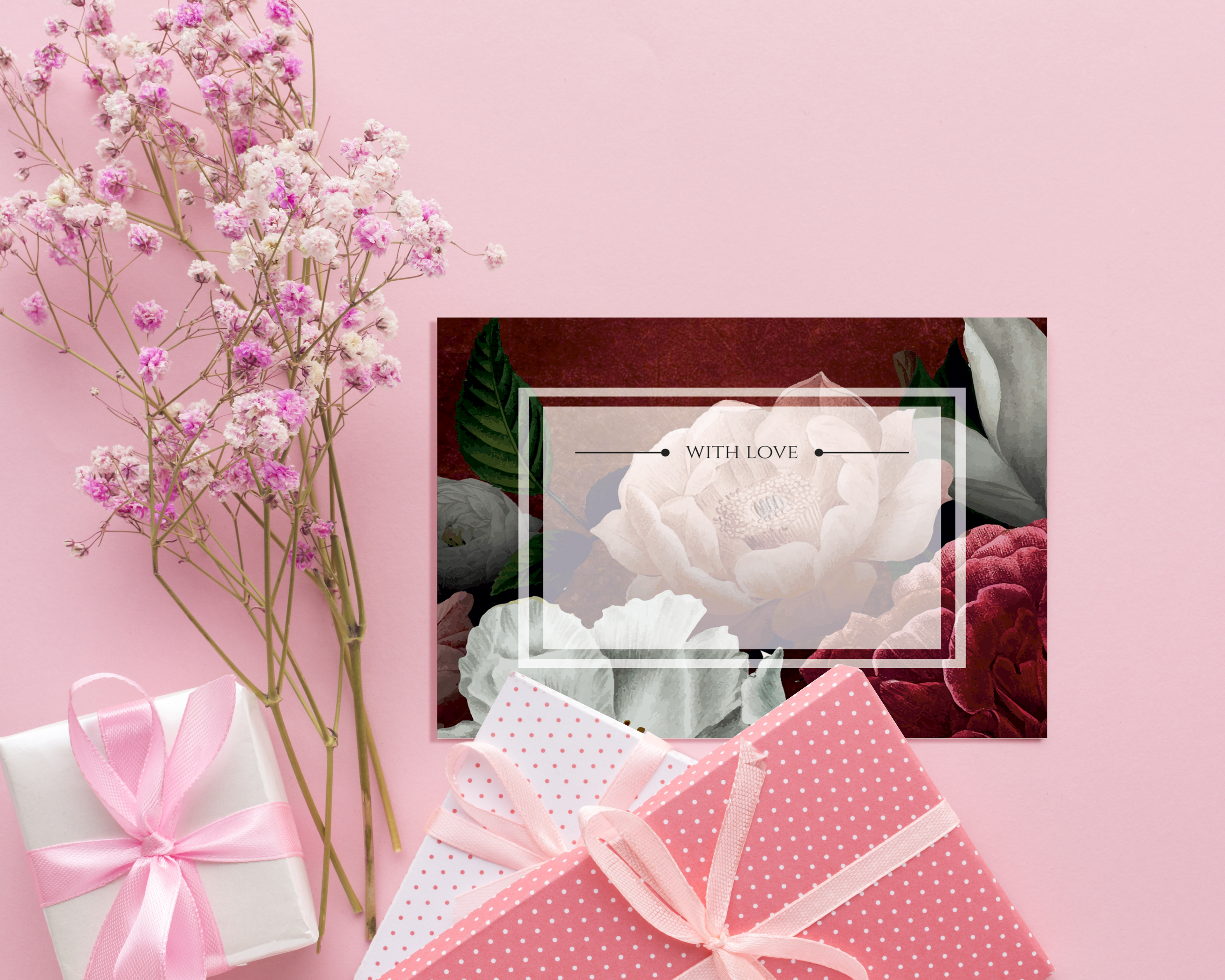 Gift Tag- Rose Whispers