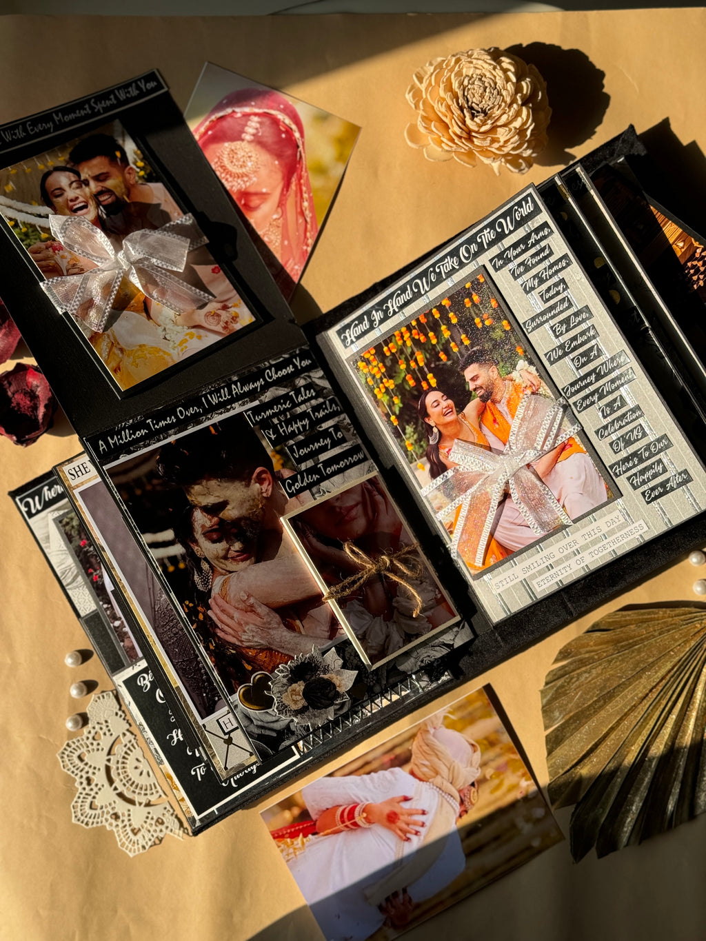 Custom Photo Album- Mr & Mrs Black