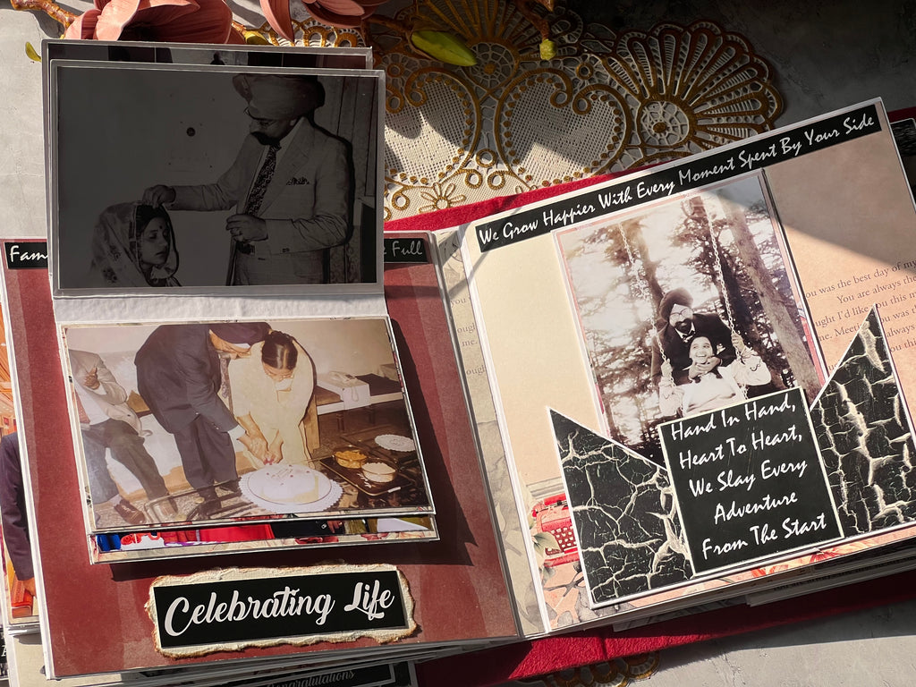 Anniversary Photo Album- Red Door