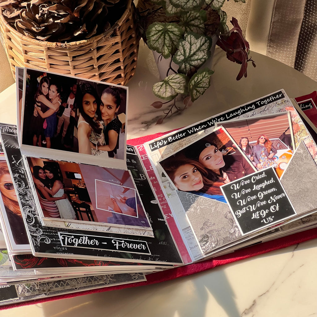 Friends 40th Birthday Gift Photo Album- Red Dream Door
