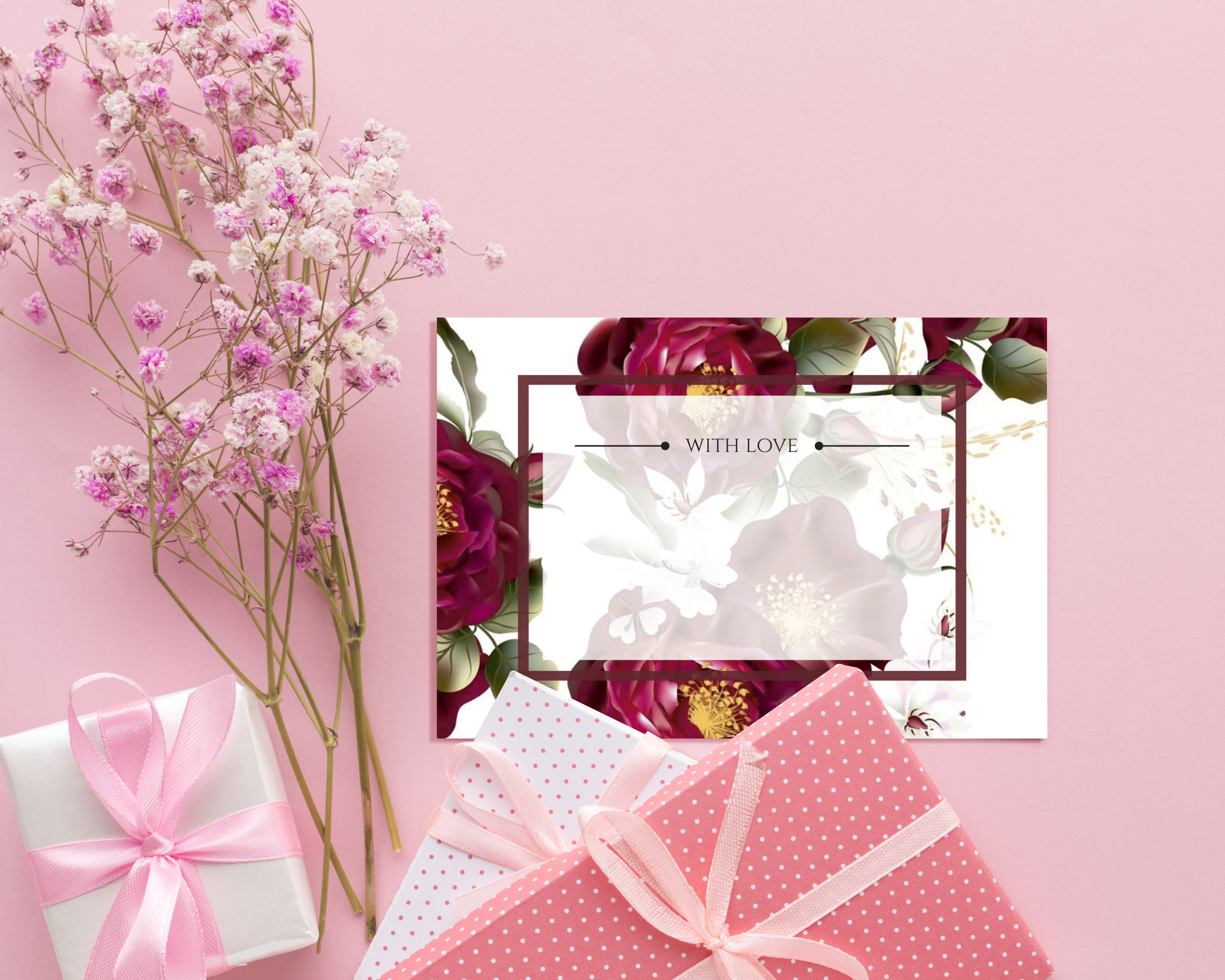 Gift Tag-  Rose