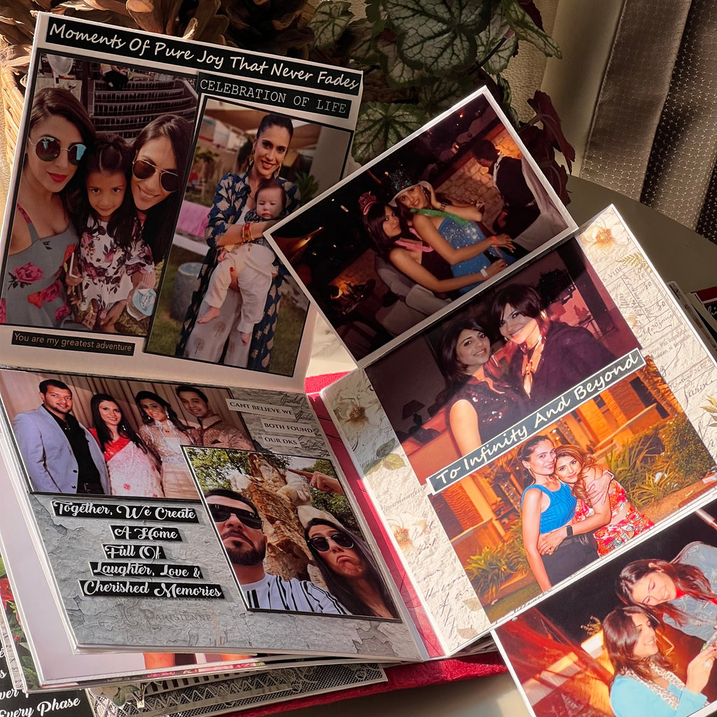 Friends 40th Birthday Gift Photo Album- Red Dream Door