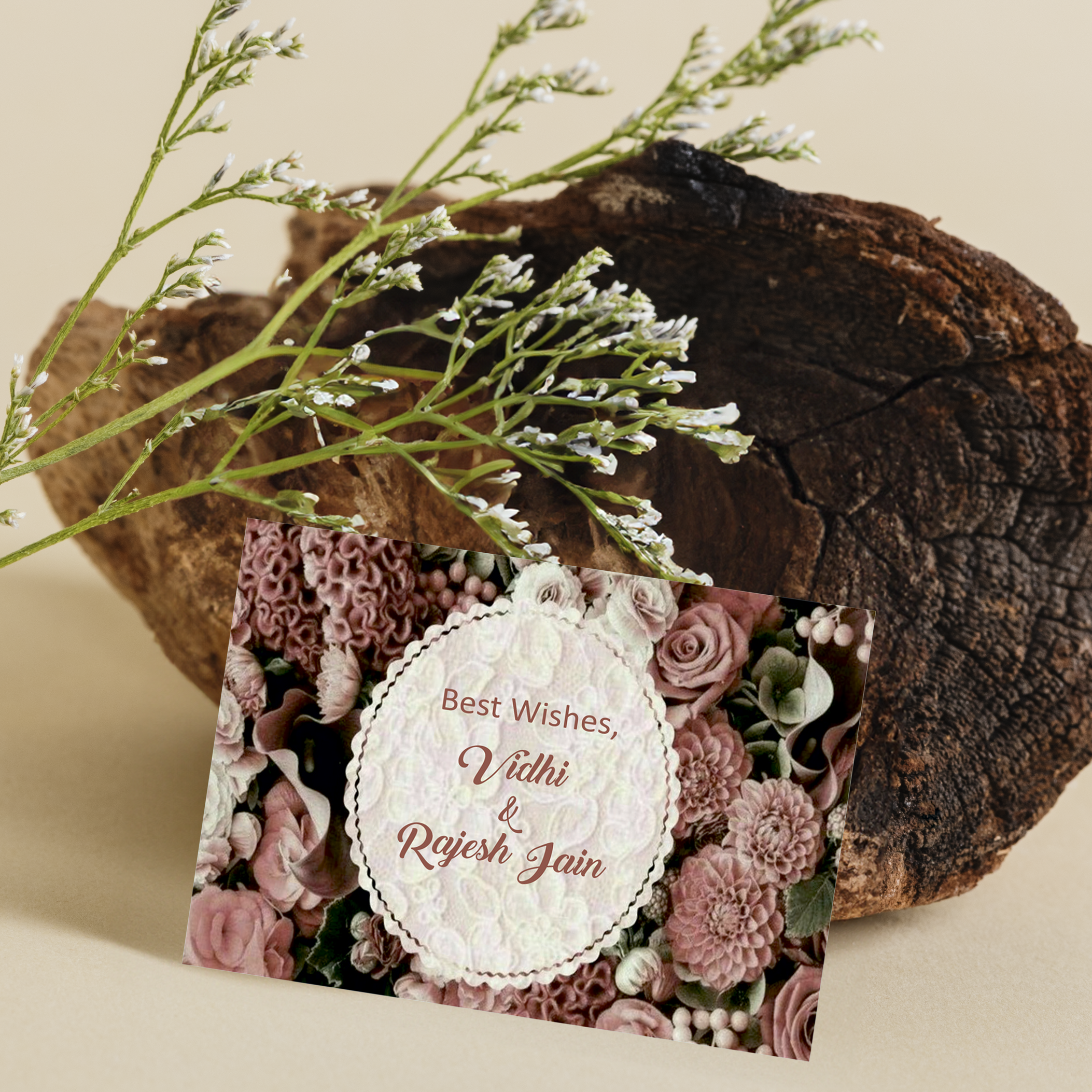 Personalised Gift Tag-Blush