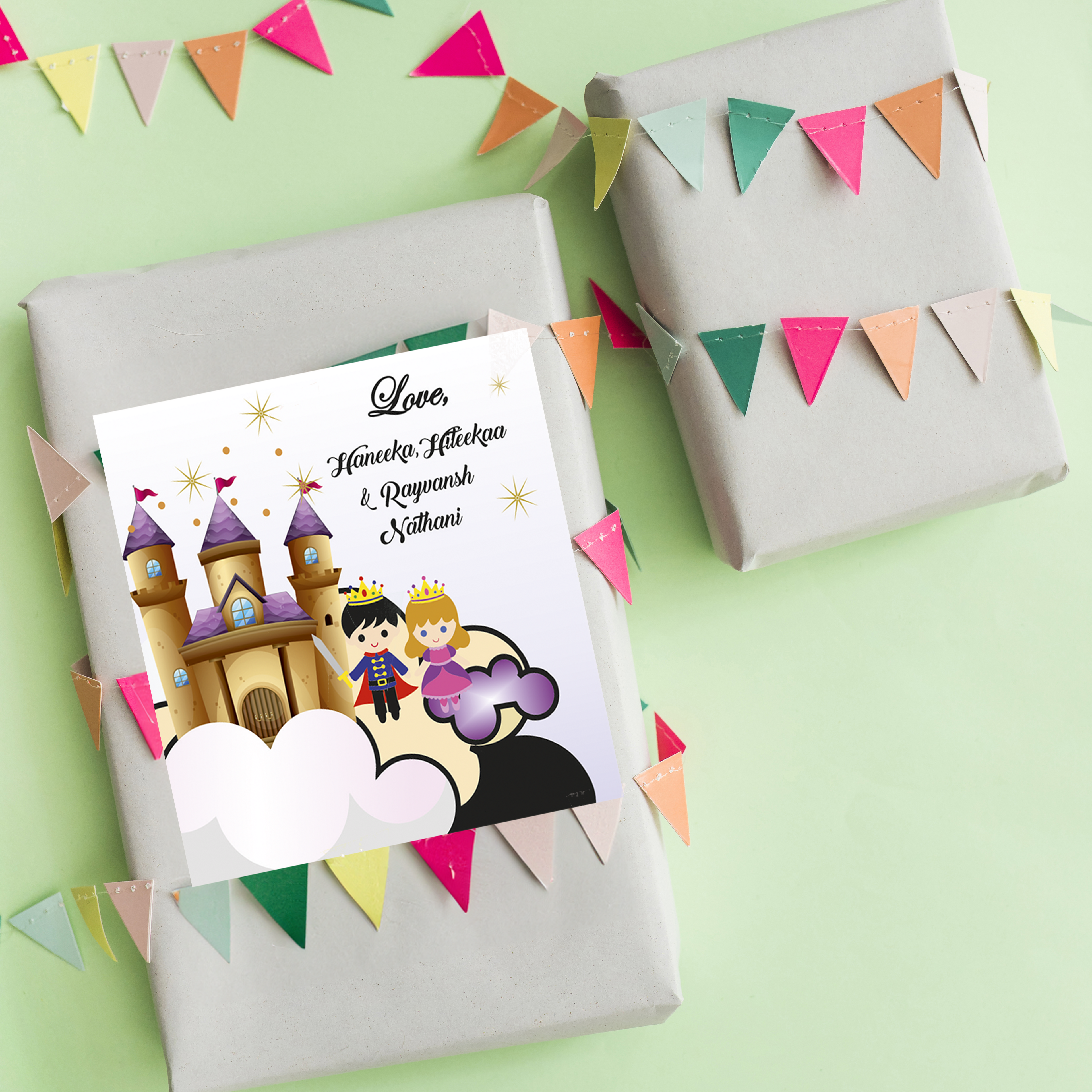 Kids Gift Tag- Castle