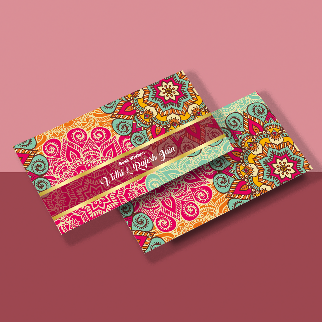 Wedding Money Envelope Colorful Mandla