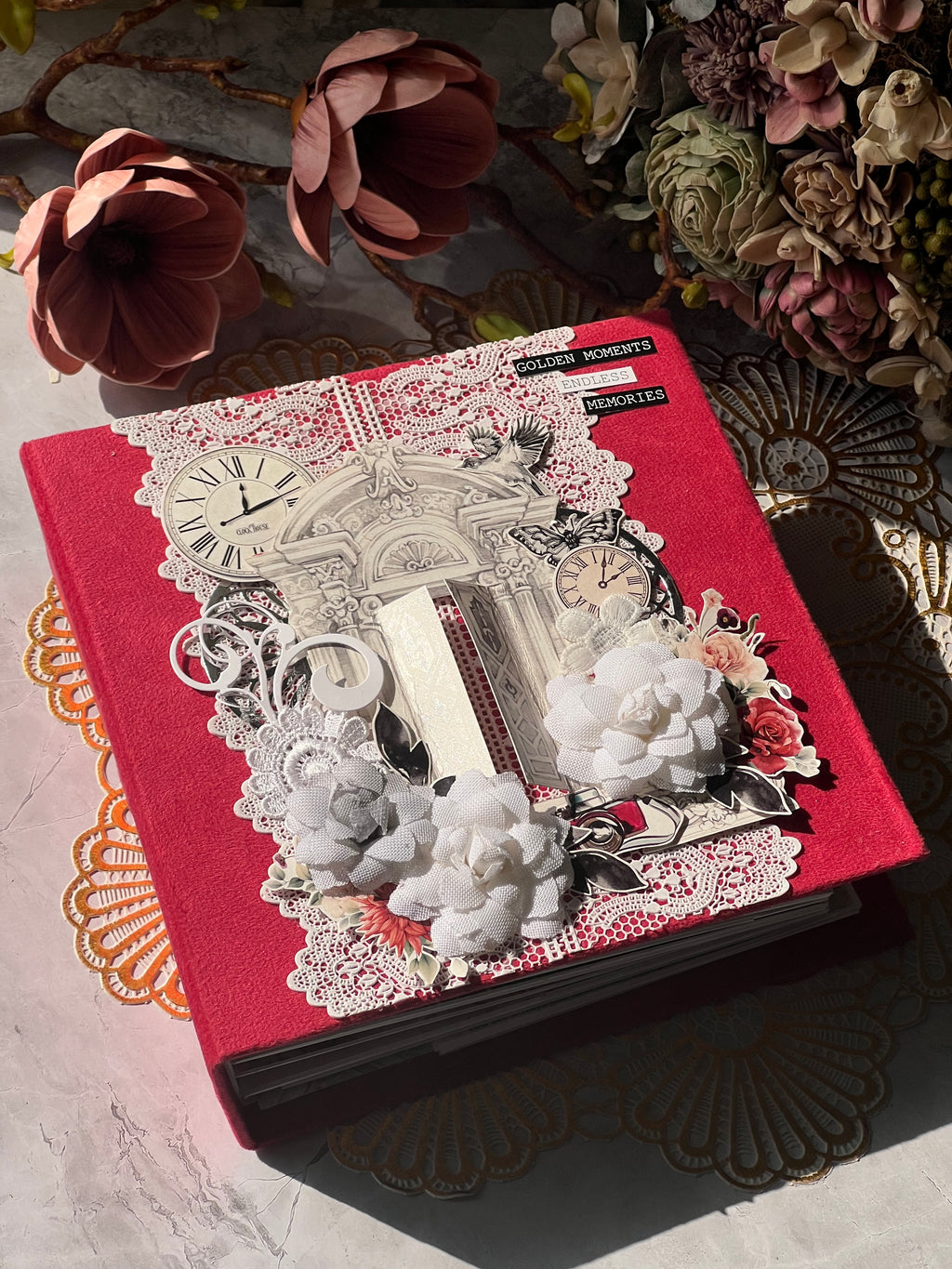 Anniversary Photo Album- Red Door