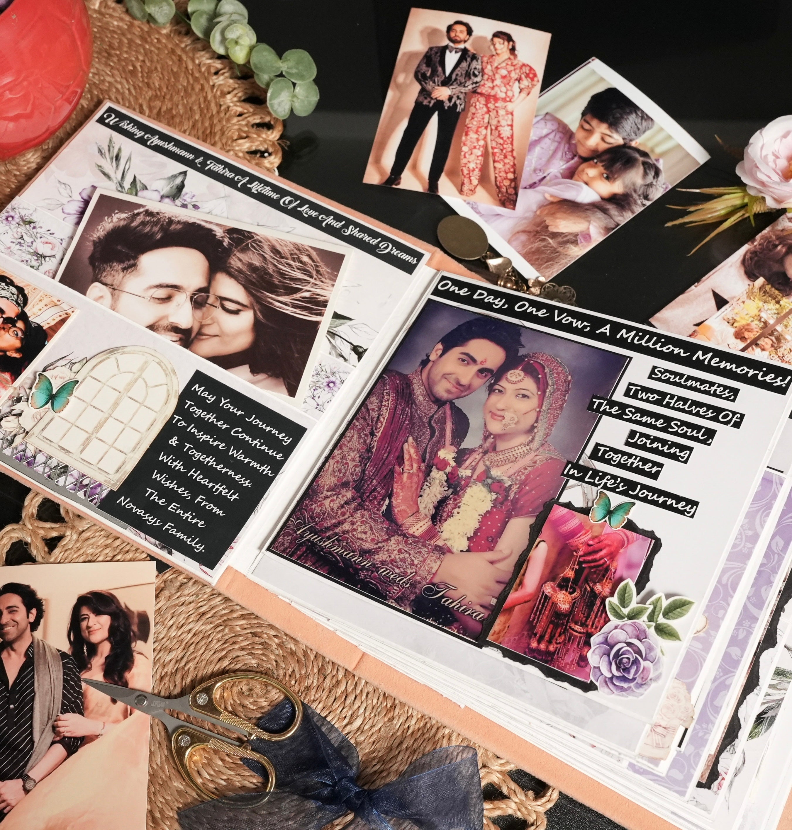 Personalised Family photo Album- Pure Bliss