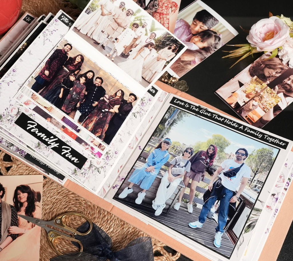 Personalised Family photo Album- Pure Bliss