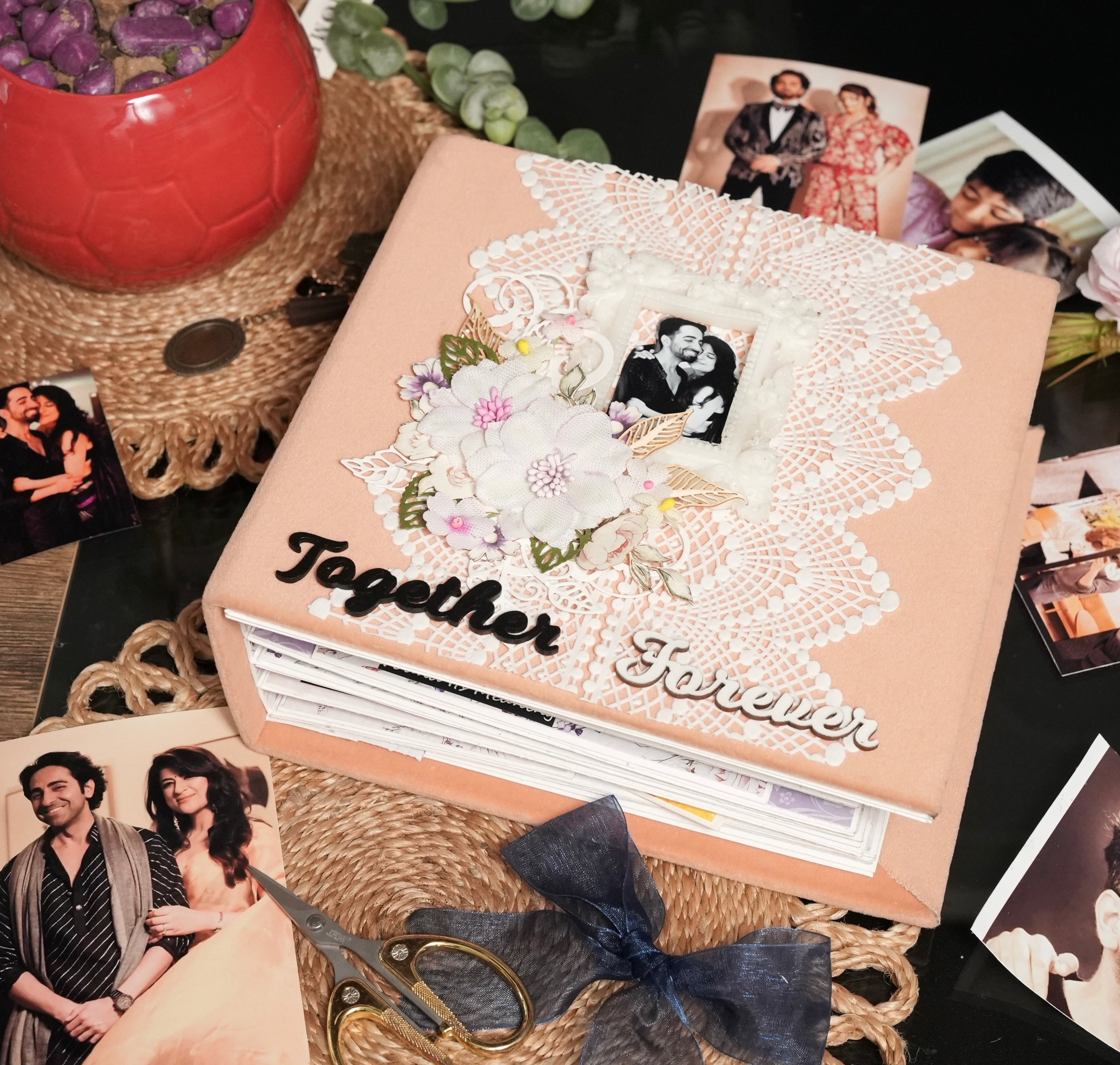 Personalised Family photo Album- Pure Bliss