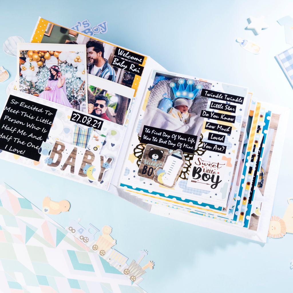 Baby Boy Photo Album- little joys