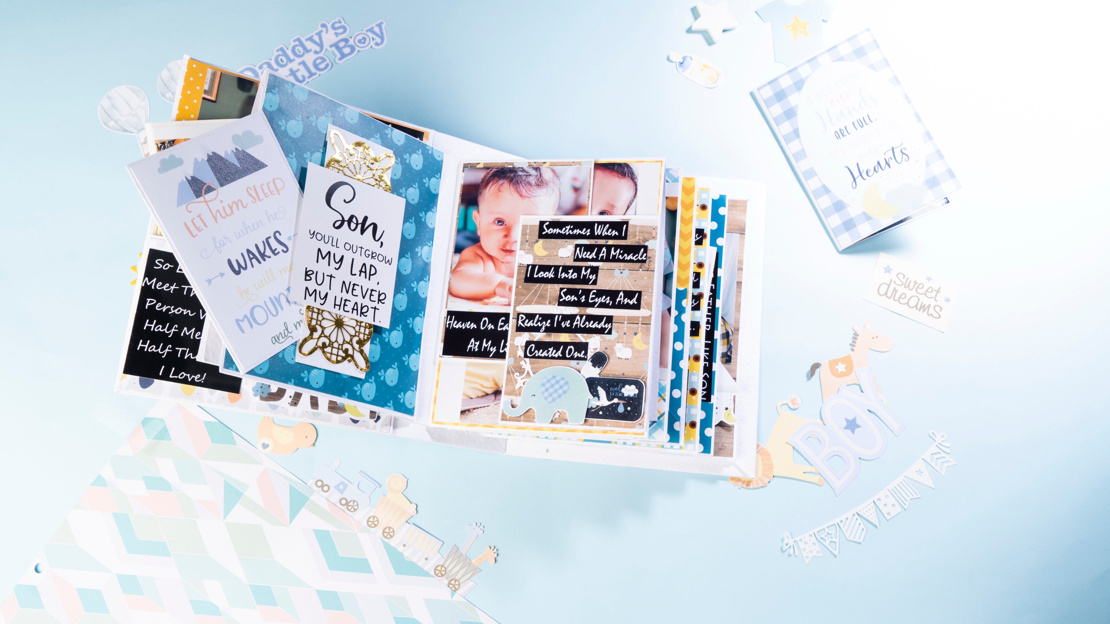 Baby Boy Photo Album- little joys