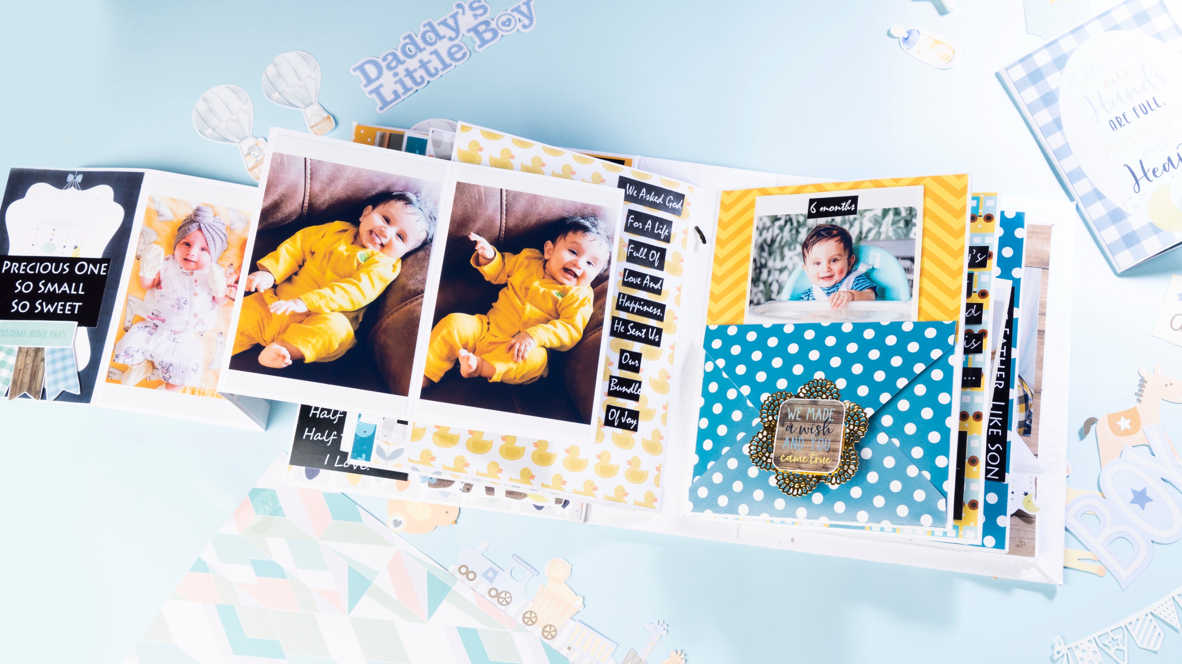 Baby Boy Photo Album- little joys