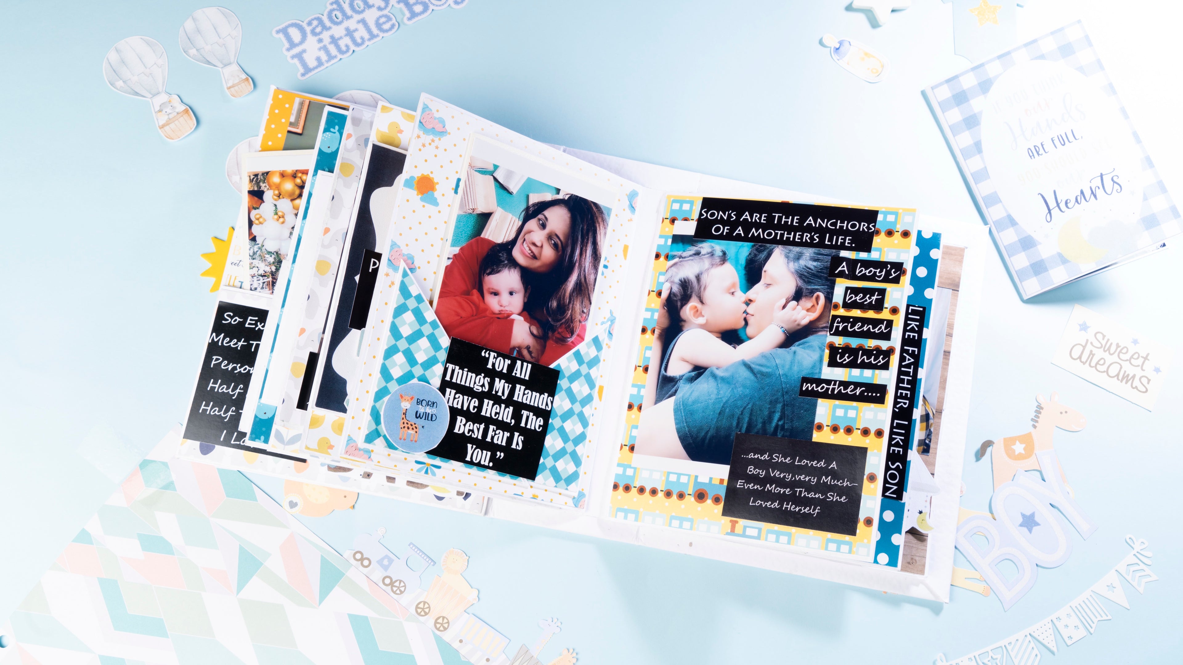 Baby Boy Photo Album- little joys