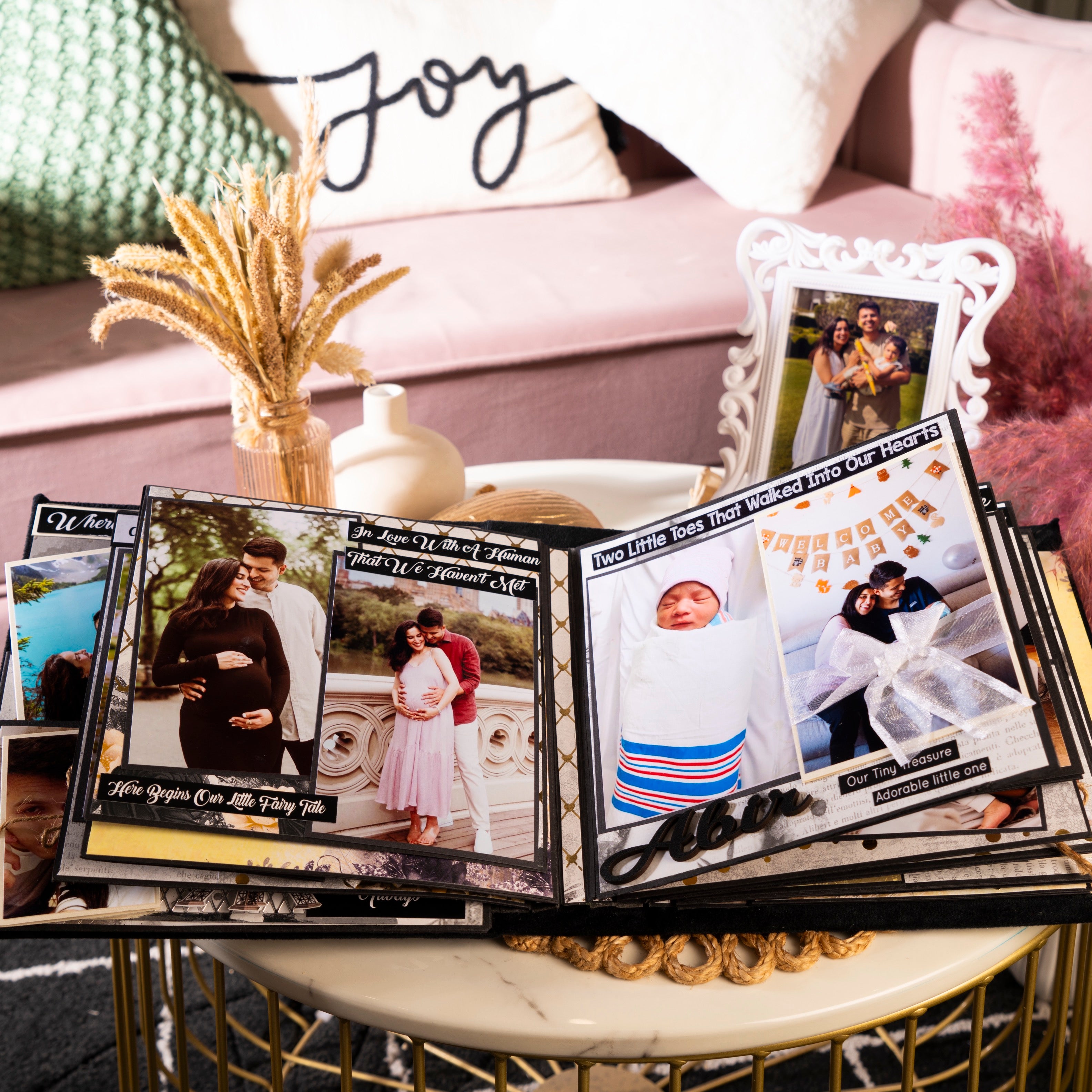 Custom family memory book- Mr & Mrs Black