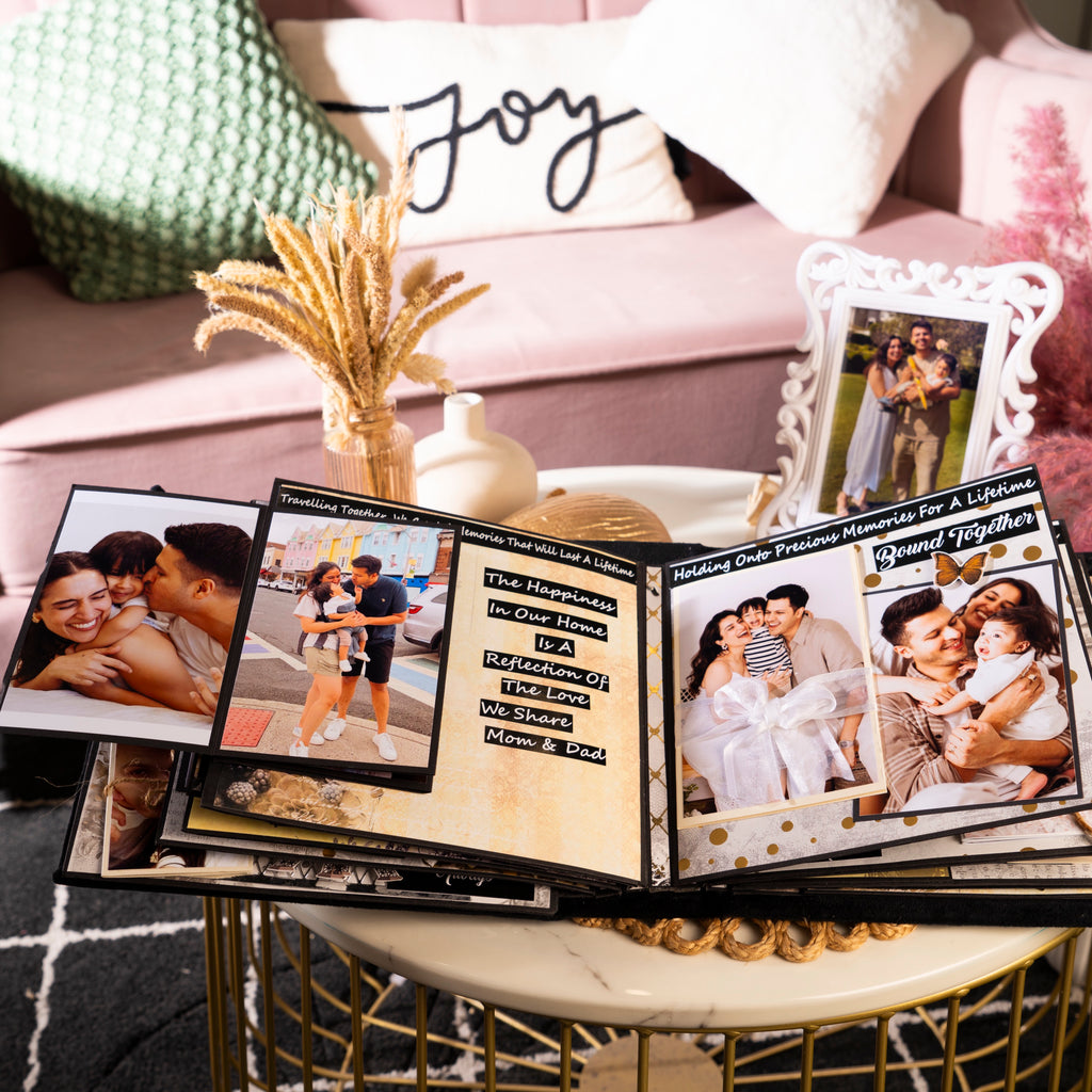 Custom family memory book- Mr & Mrs Black