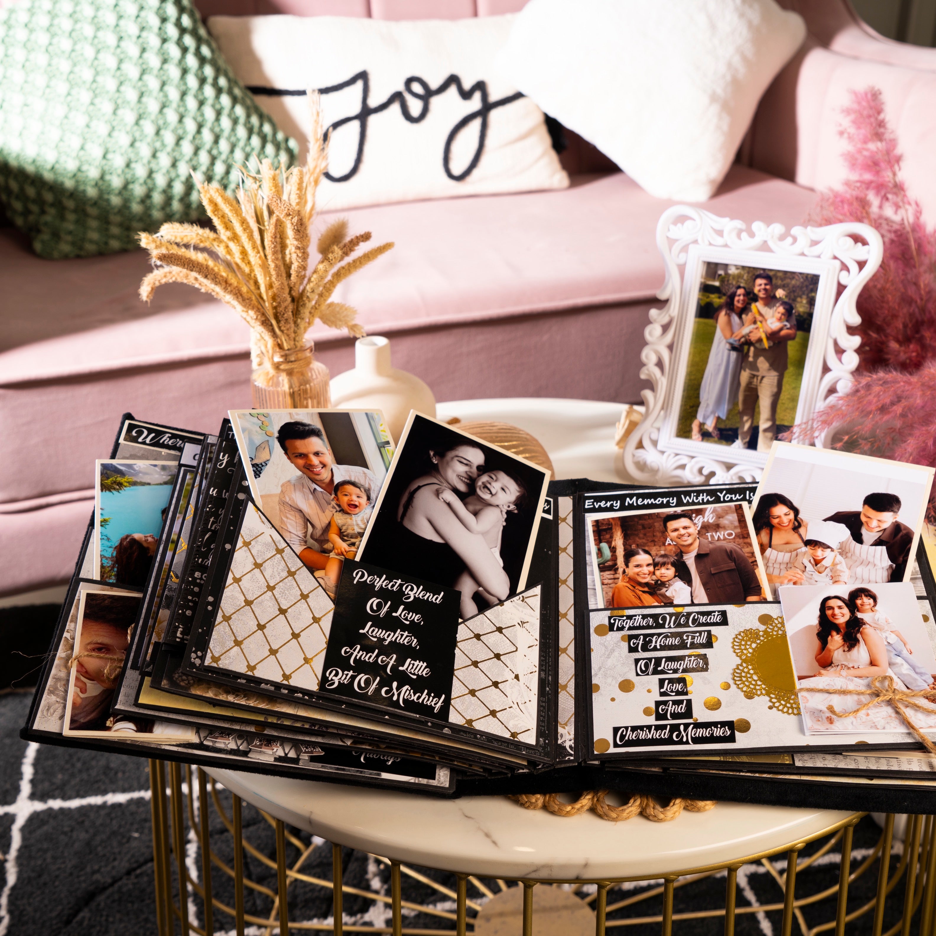 Custom family memory book- Mr & Mrs Black