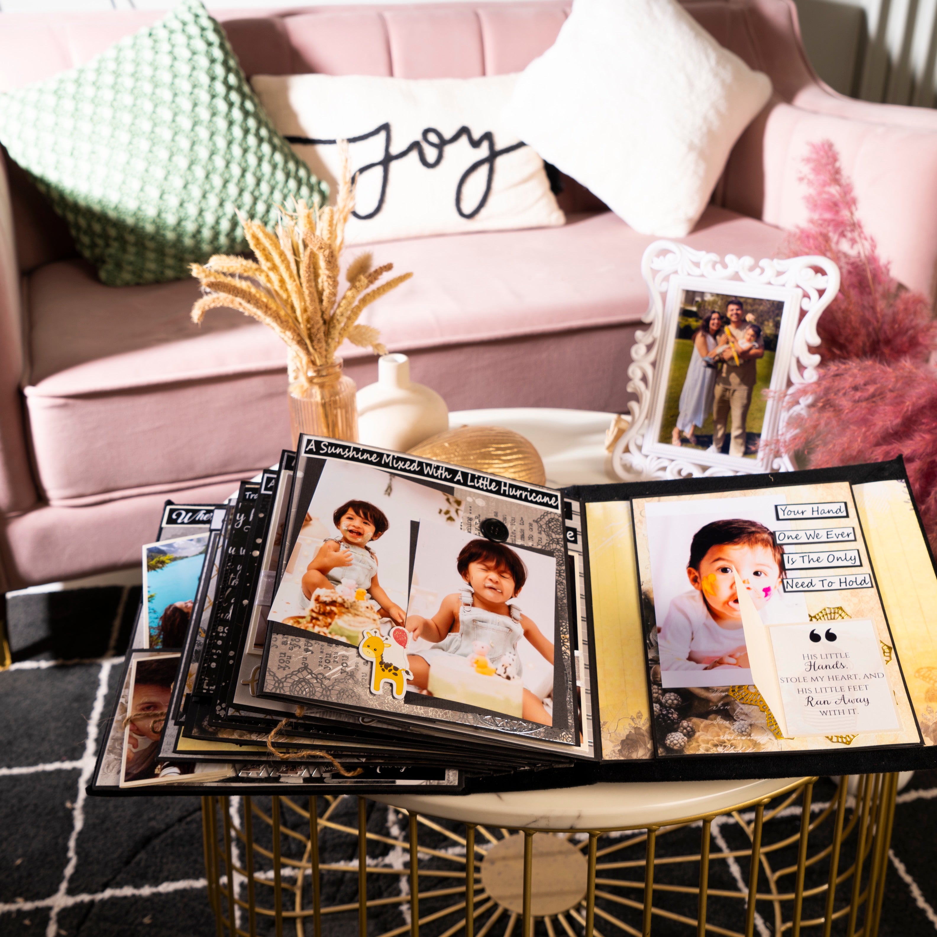 Custom family memory book- Mr & Mrs Black