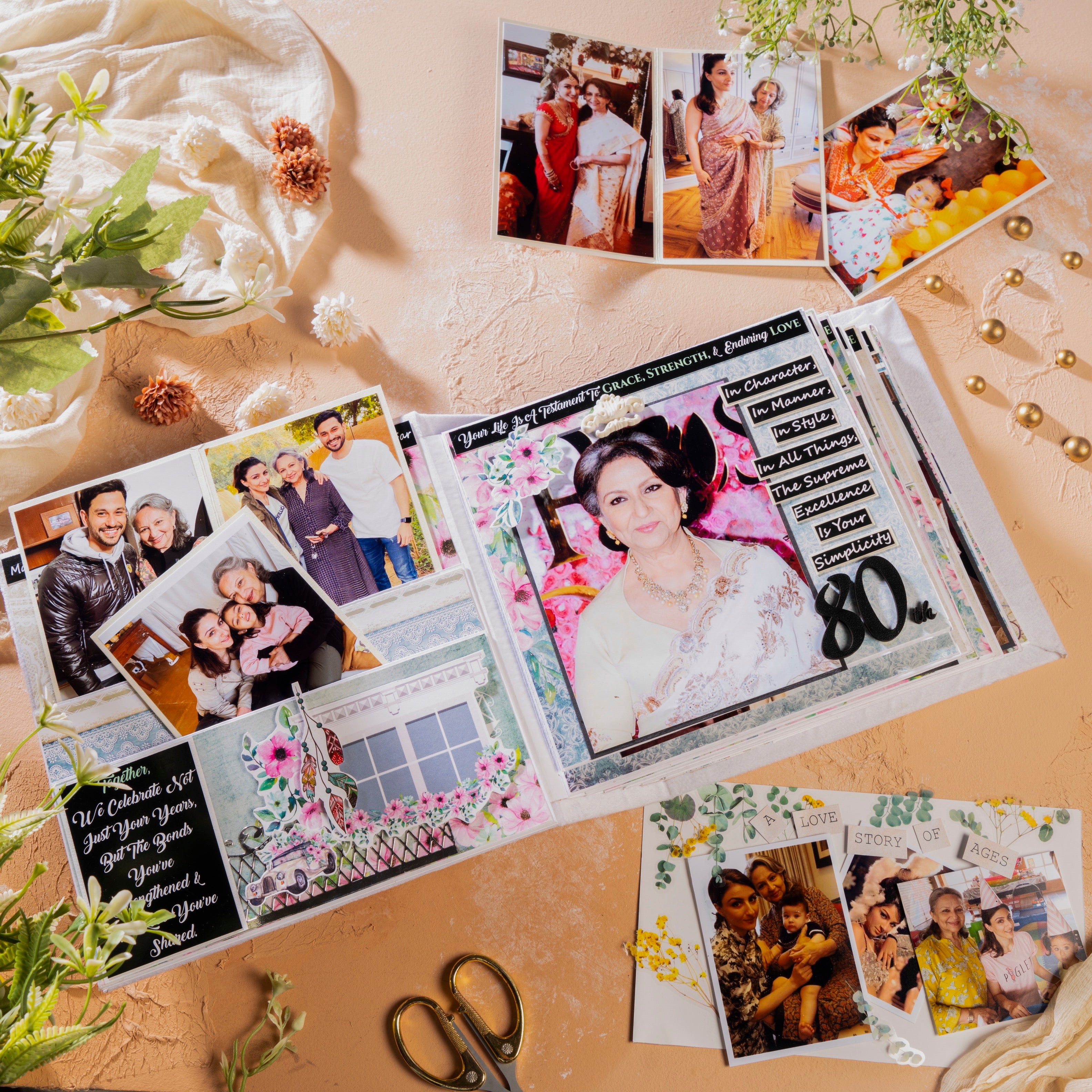 Birthday photo Album- Mangolian joys