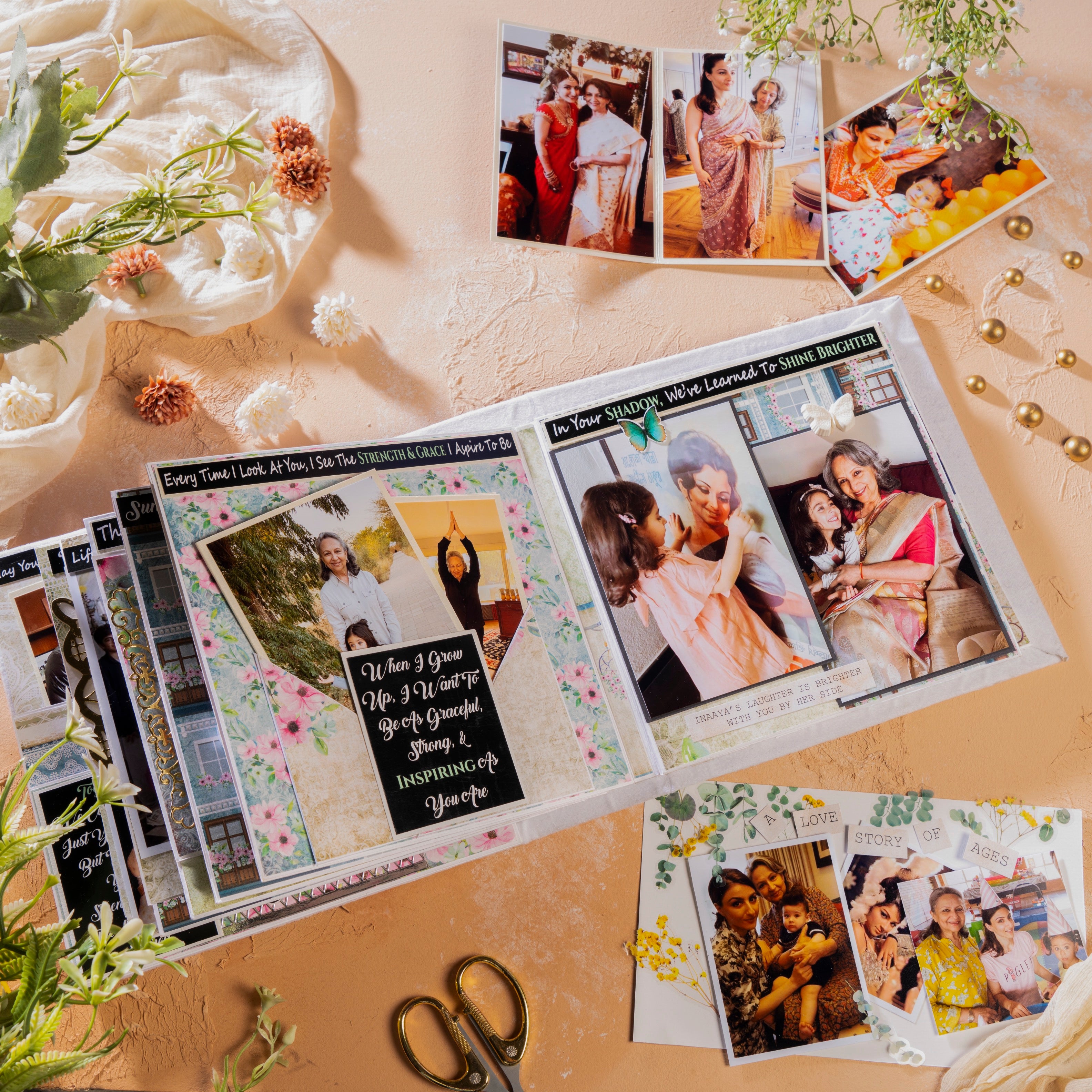 Birthday photo Album- Mangolian joys
