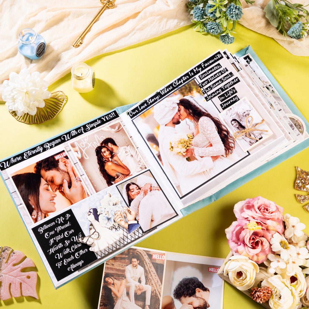 Family & Couple Photo Album- White Wedding