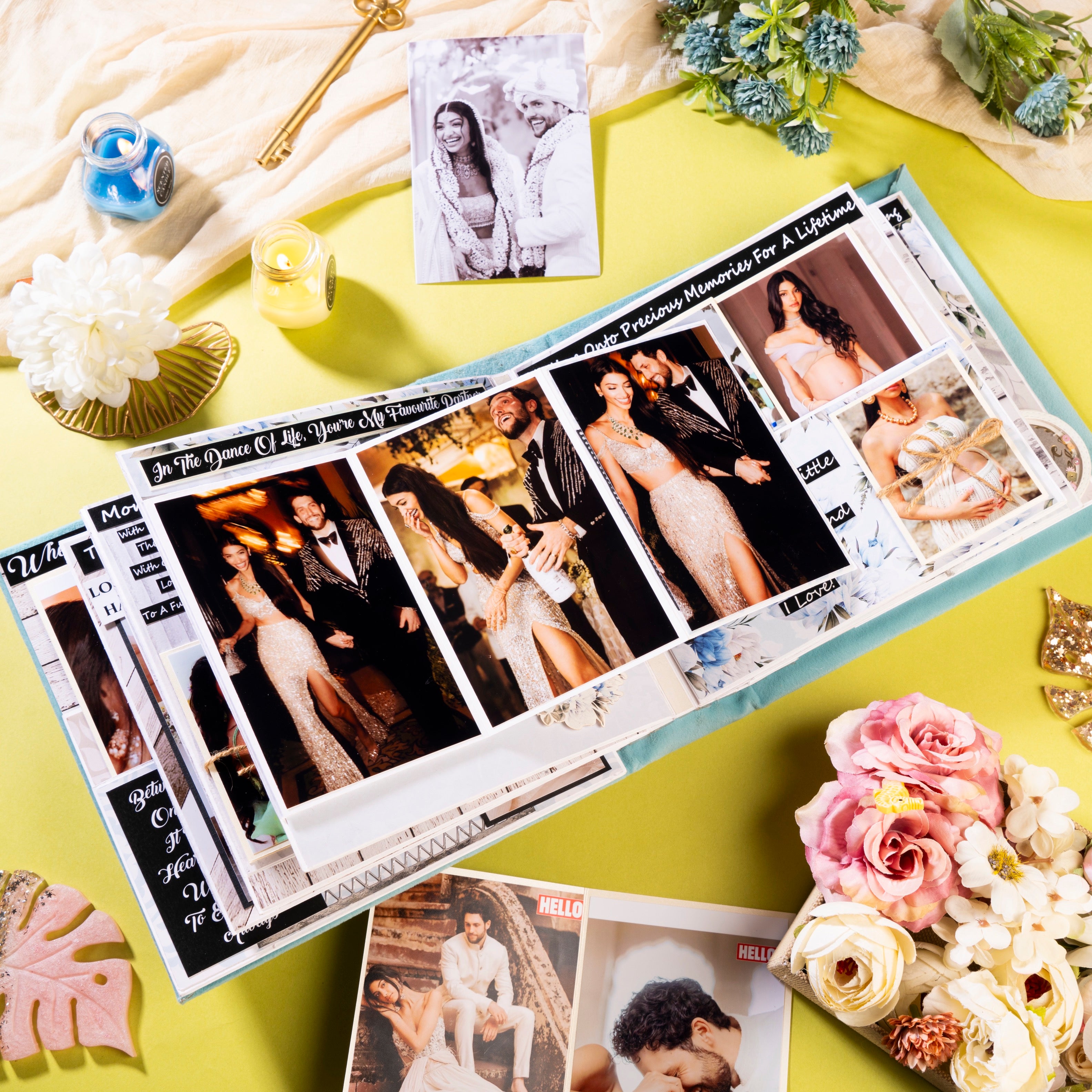 Family & Couple Photo Album- White Wedding