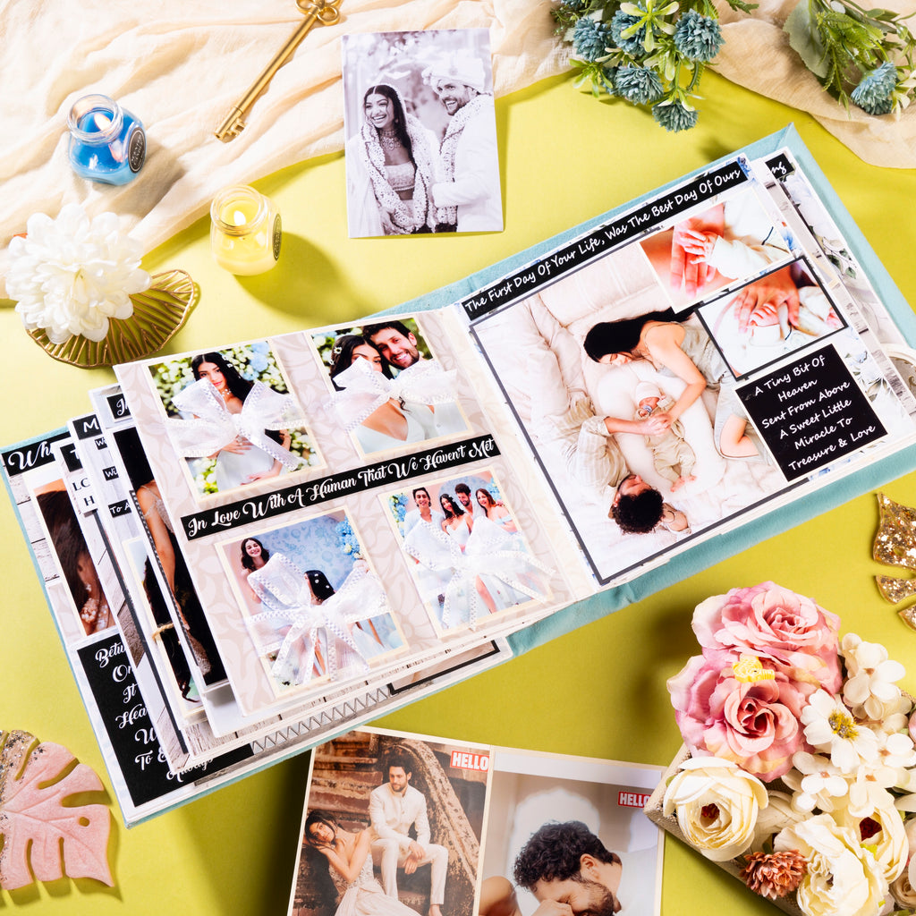 Family & Couple Photo Album- White Wedding