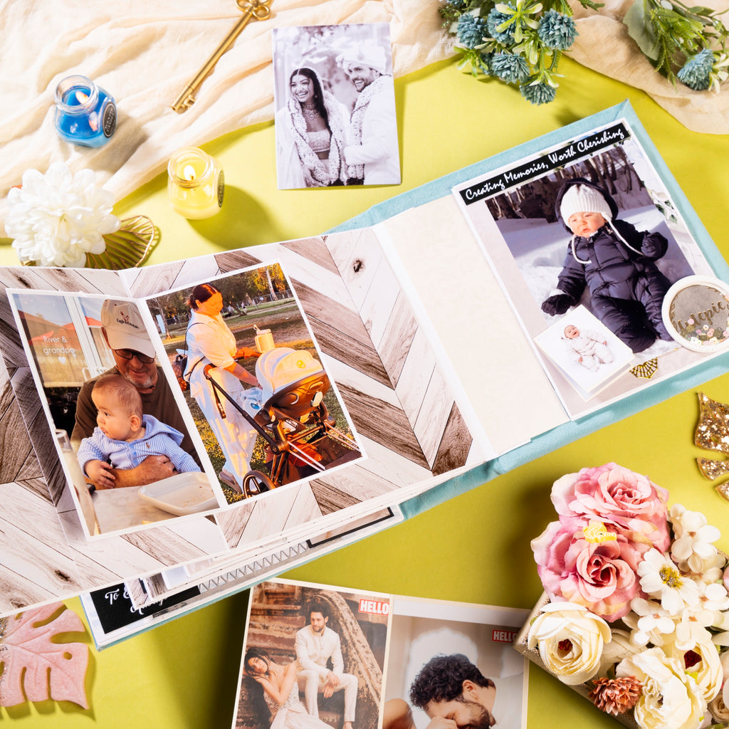 Family & Couple Photo Album- White Wedding