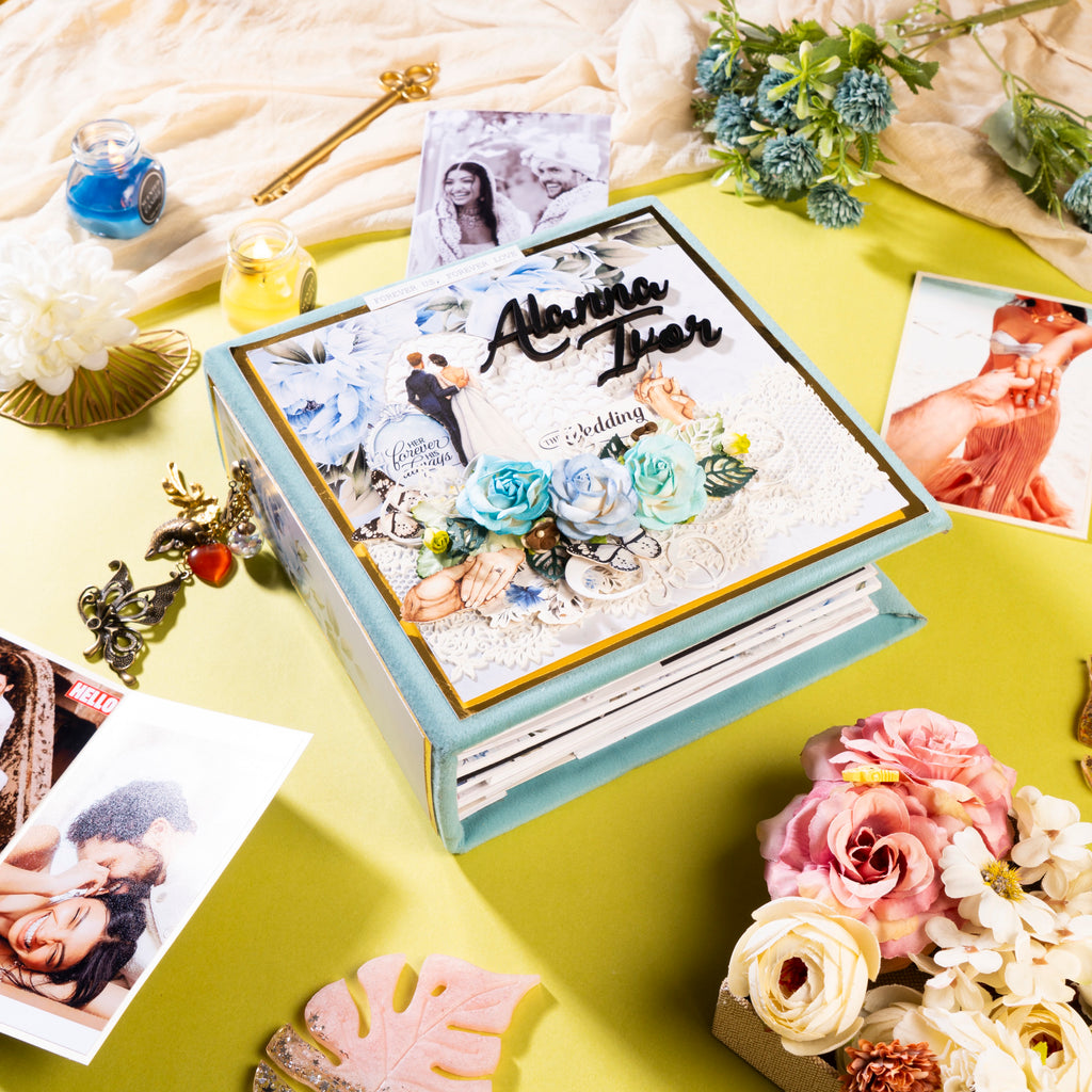 Family & Couple Photo Album- White Wedding