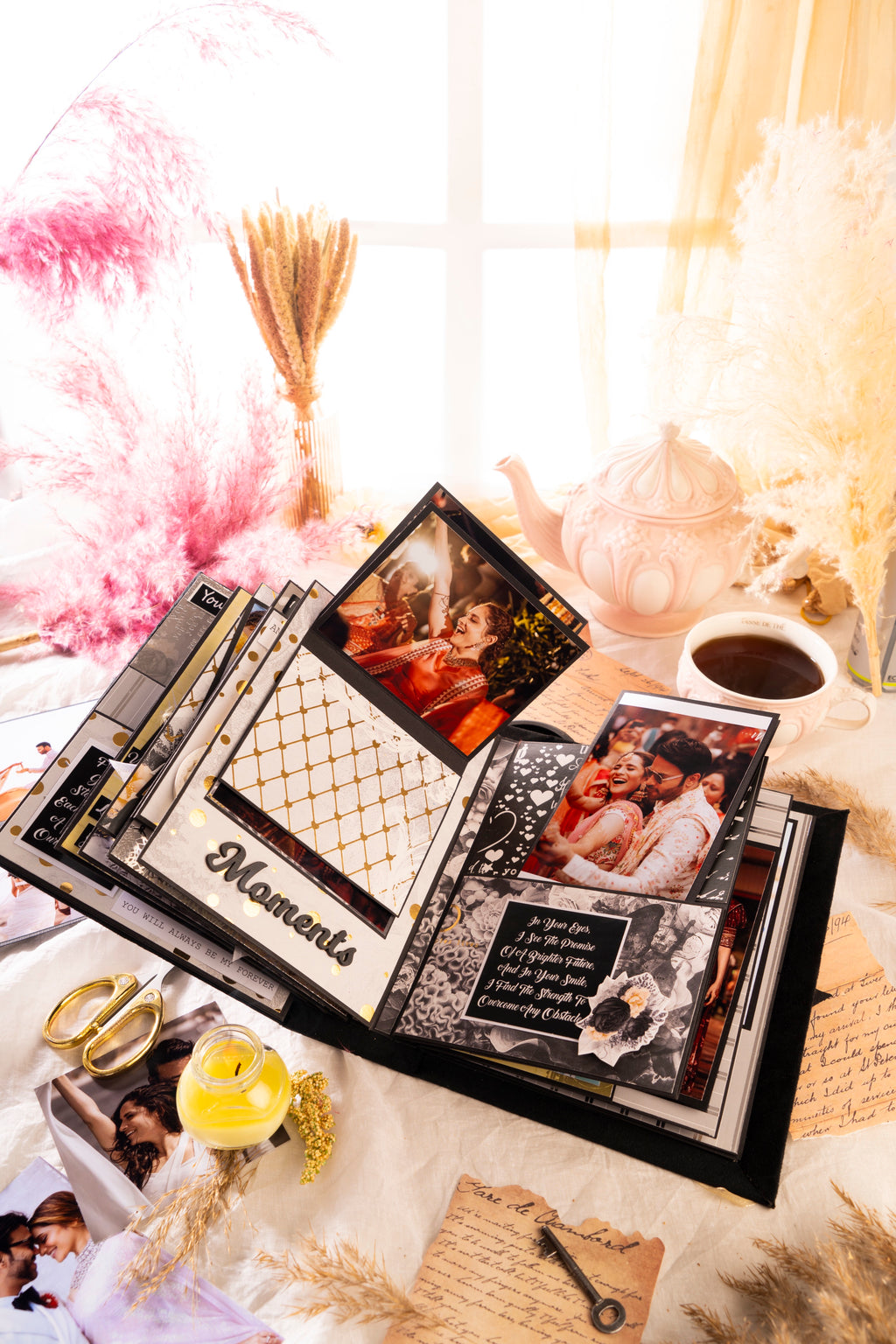 Custom Photo Album- Mr & Mrs Black