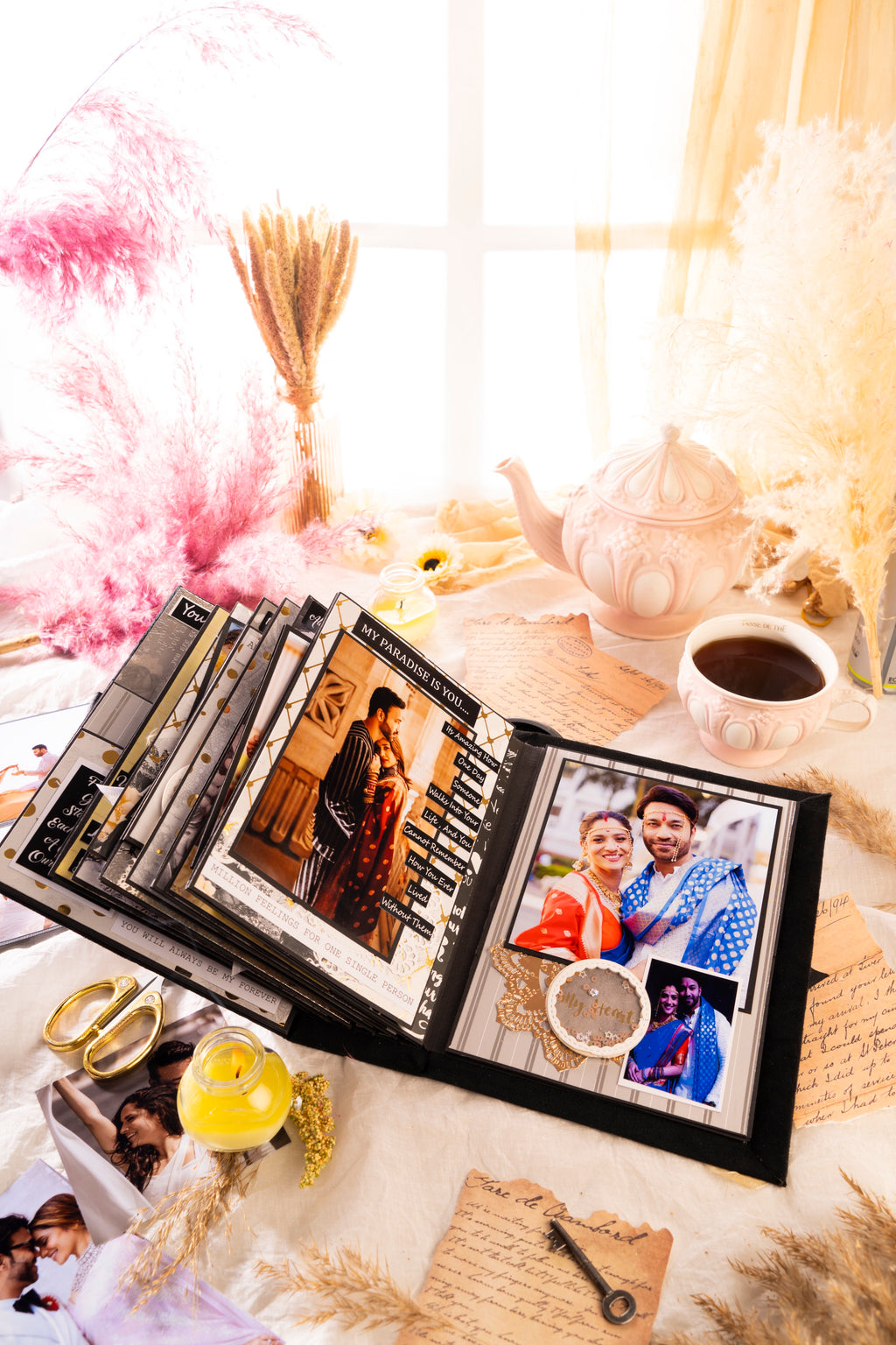 Custom Photo Album- Mr & Mrs Black