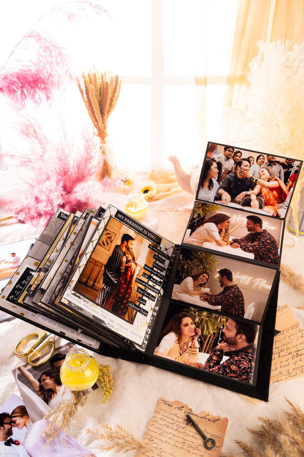 Custom Photo Album- Mr & Mrs Black