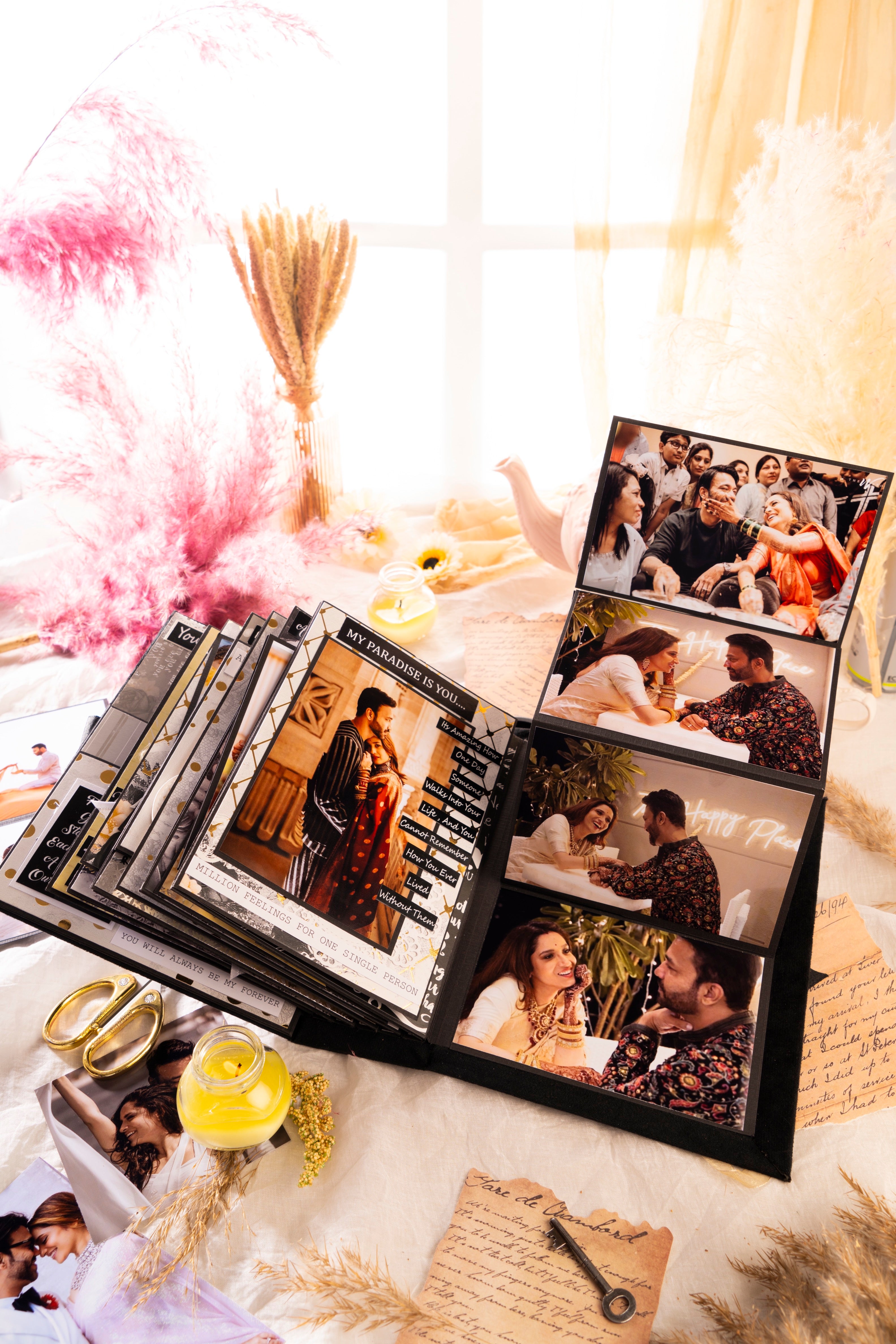 Custom Photo Album- Mr & Mrs Black