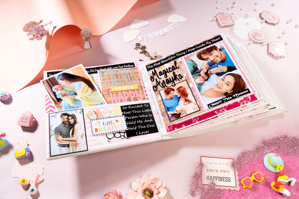 Baby Memory Book- Barbie Theme