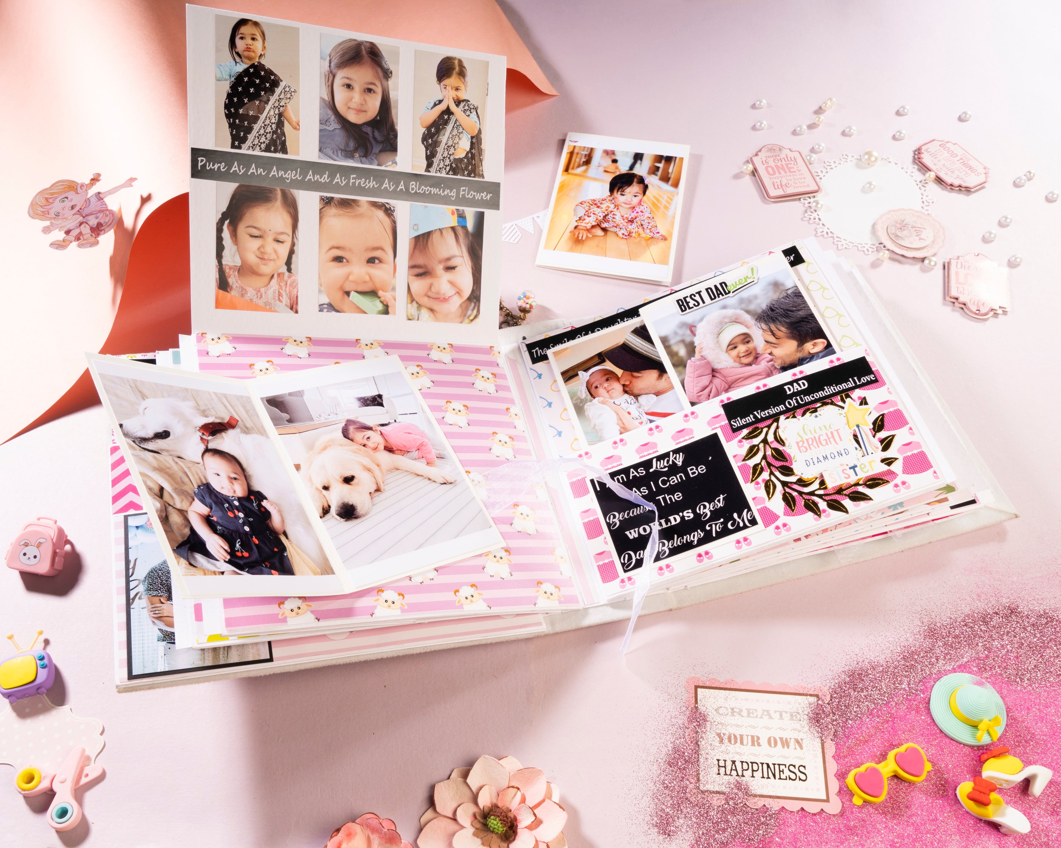 Baby Memory Book- Barbie Theme