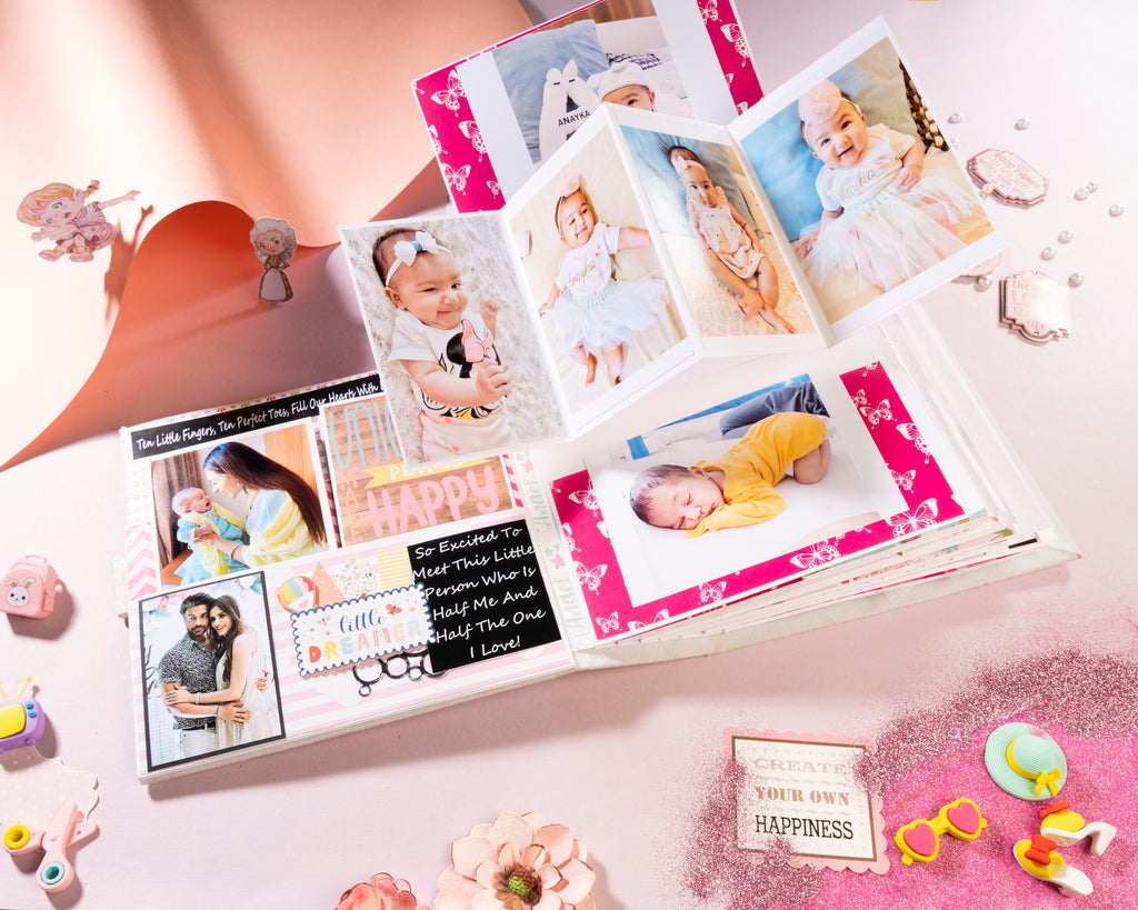 Baby Memory Book- Barbie Theme