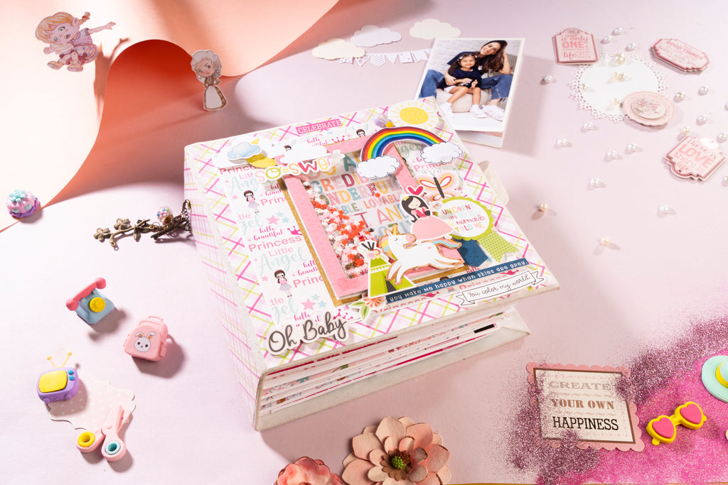 Baby Memory Book- Barbie Theme