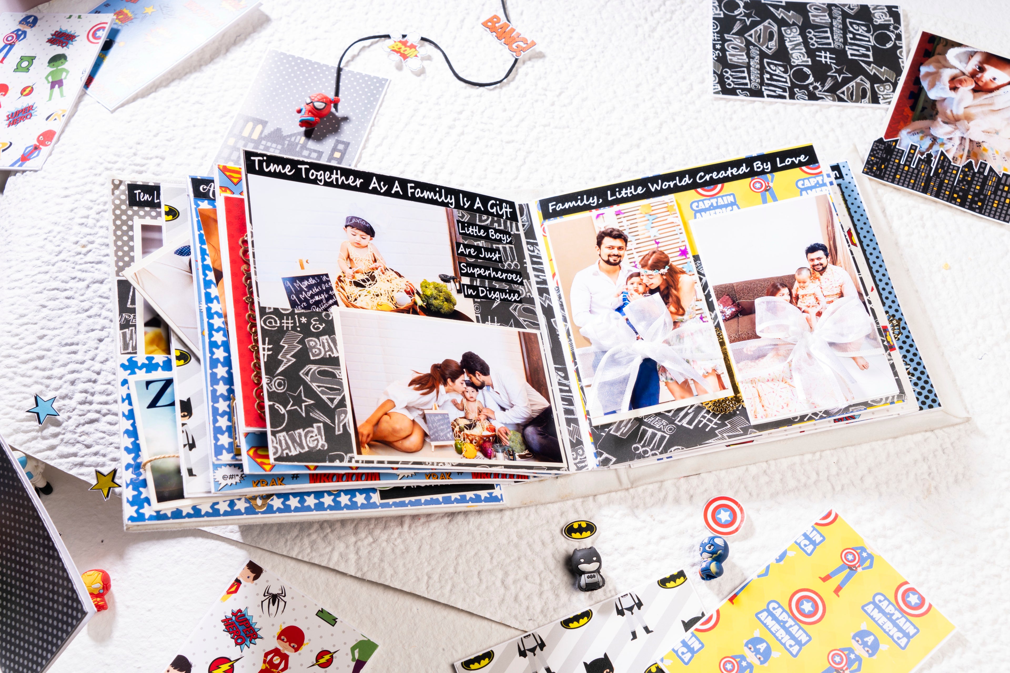 Custom Photo Album- Superhero Theme