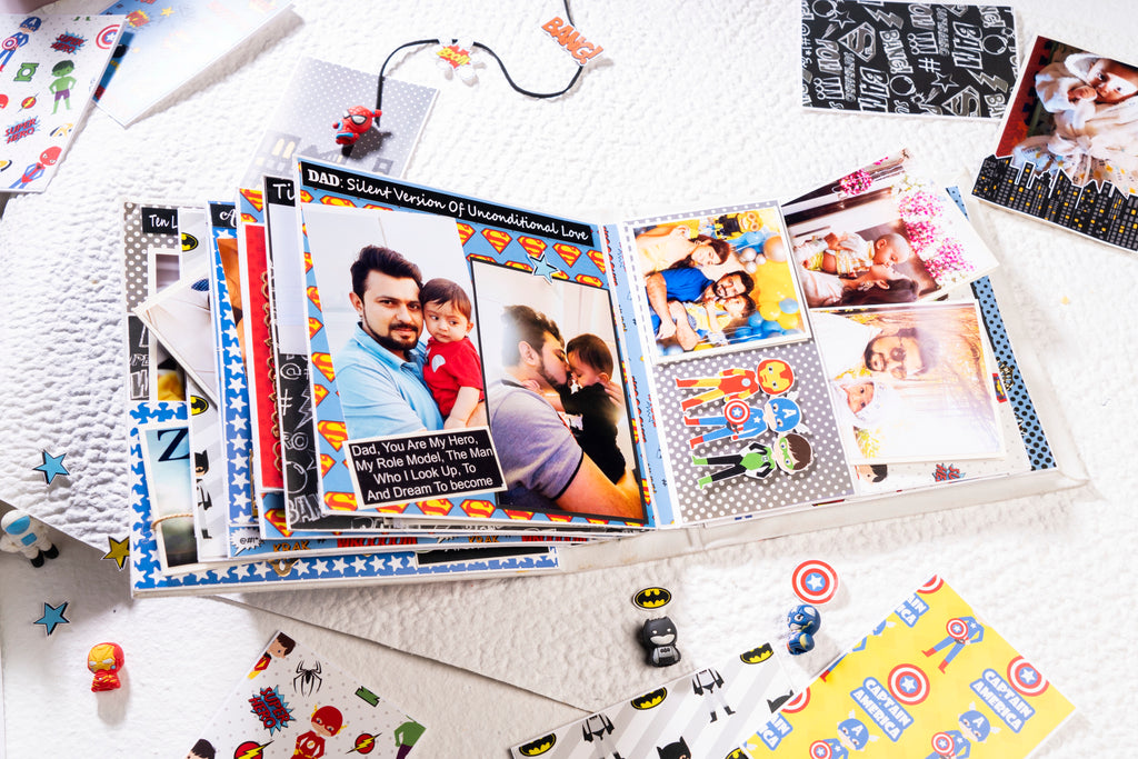 Custom Photo Album- Superhero Theme