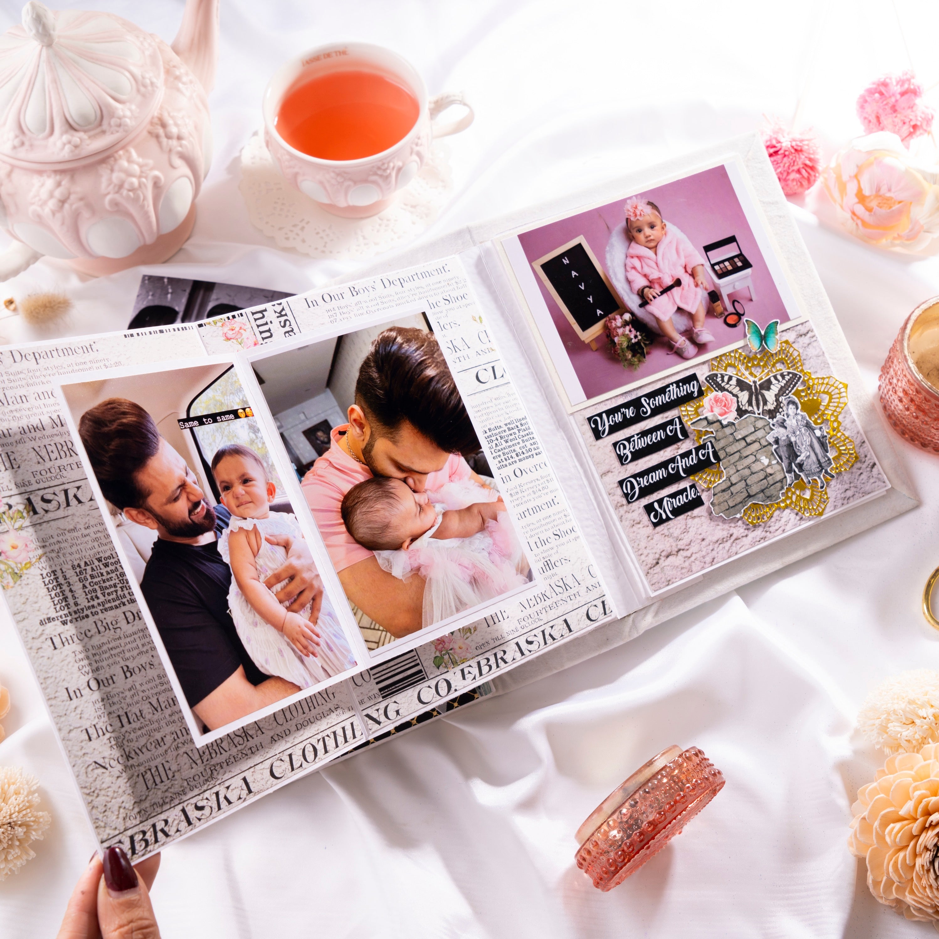 Handmade Family Photo Album- Celebration