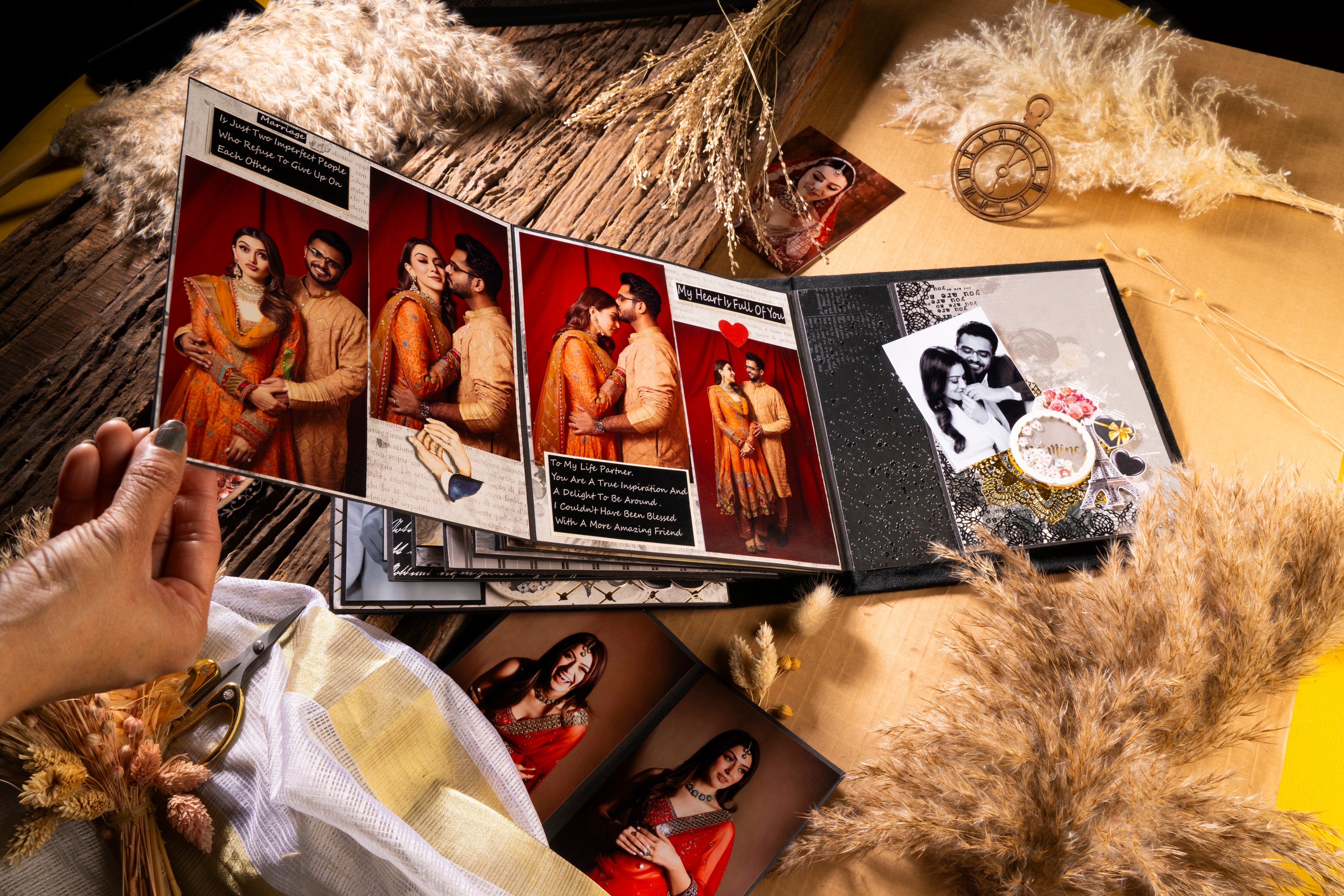 ANNIVERSARY PHOTO ALBUM GIFT - Mr & Mrs Black