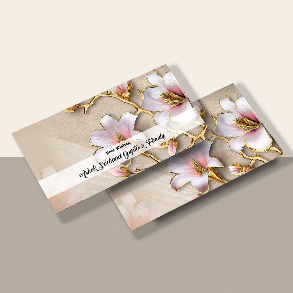 Personalised Money Envelope Elegance